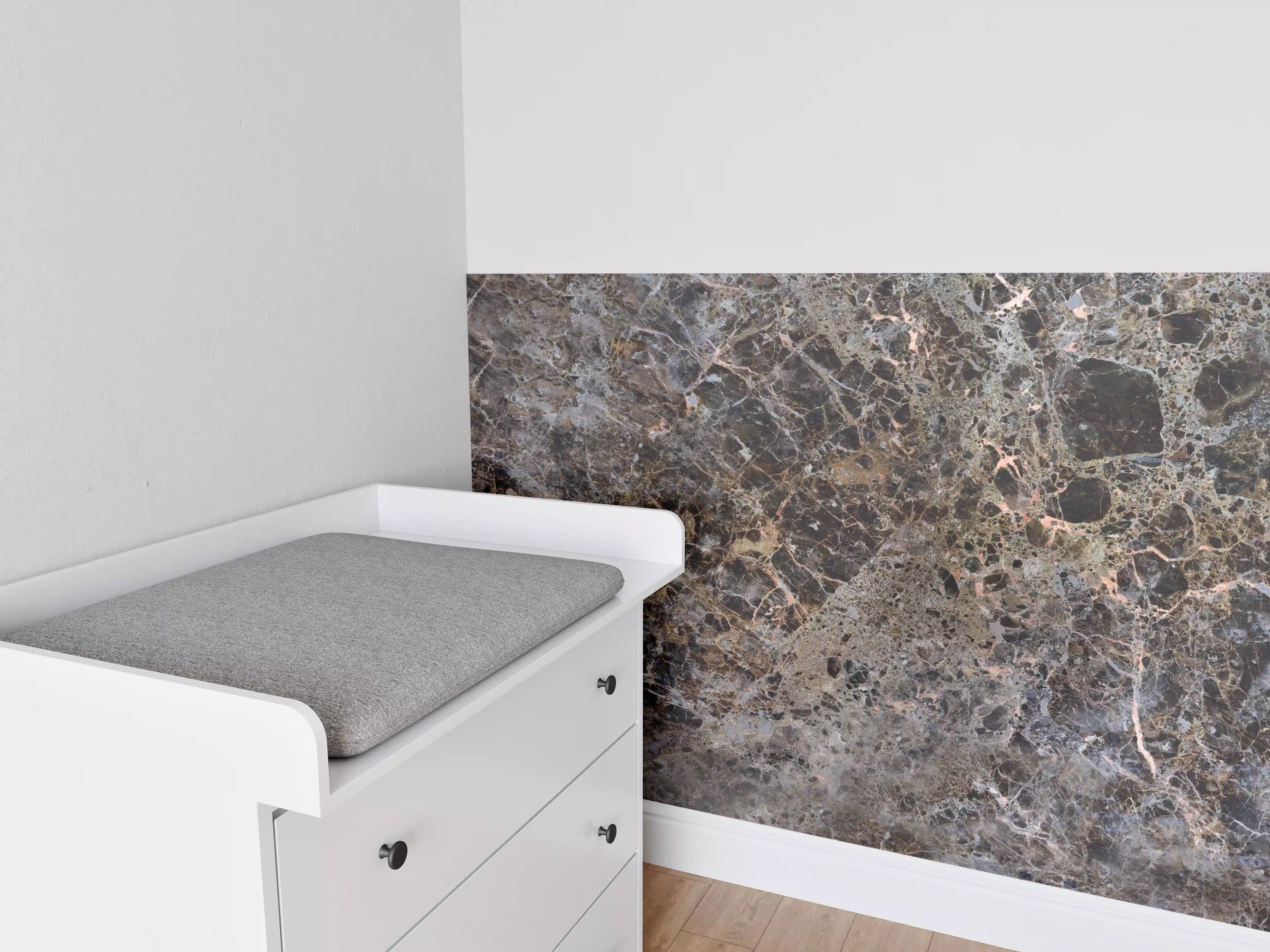 Babyzimmer Wandgestaltung - Moderne Marmor Granit Textur