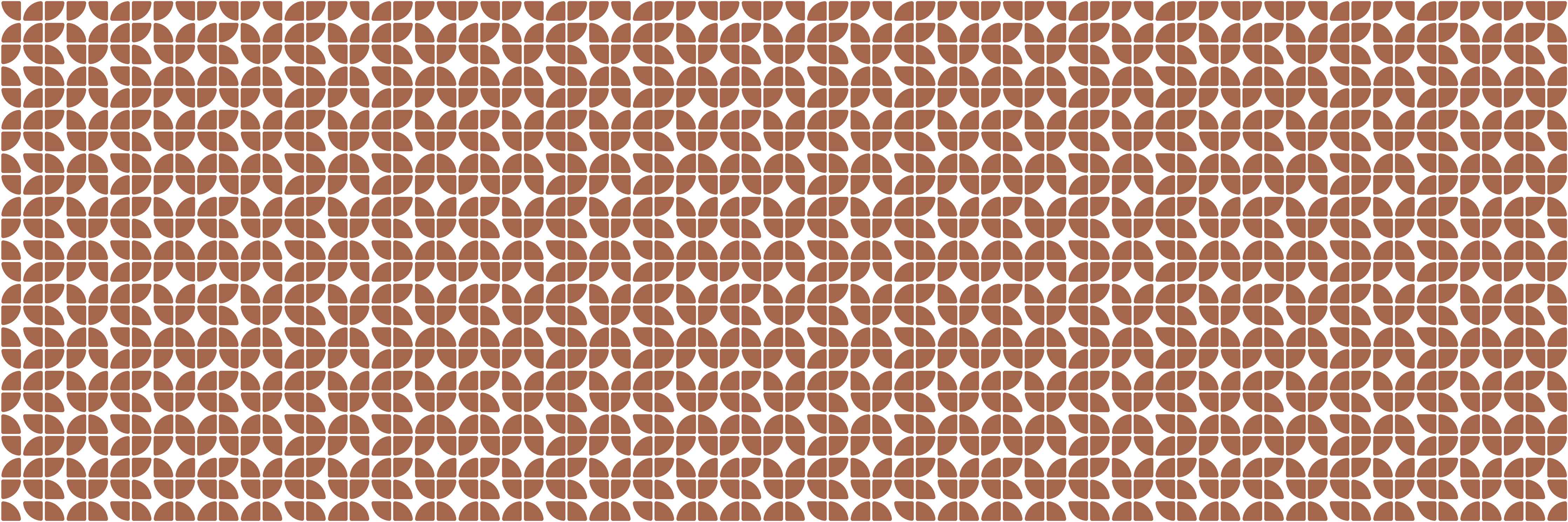 Babyzimmer Wandgestaltung-Moderne braune geometrische Kachelmuster