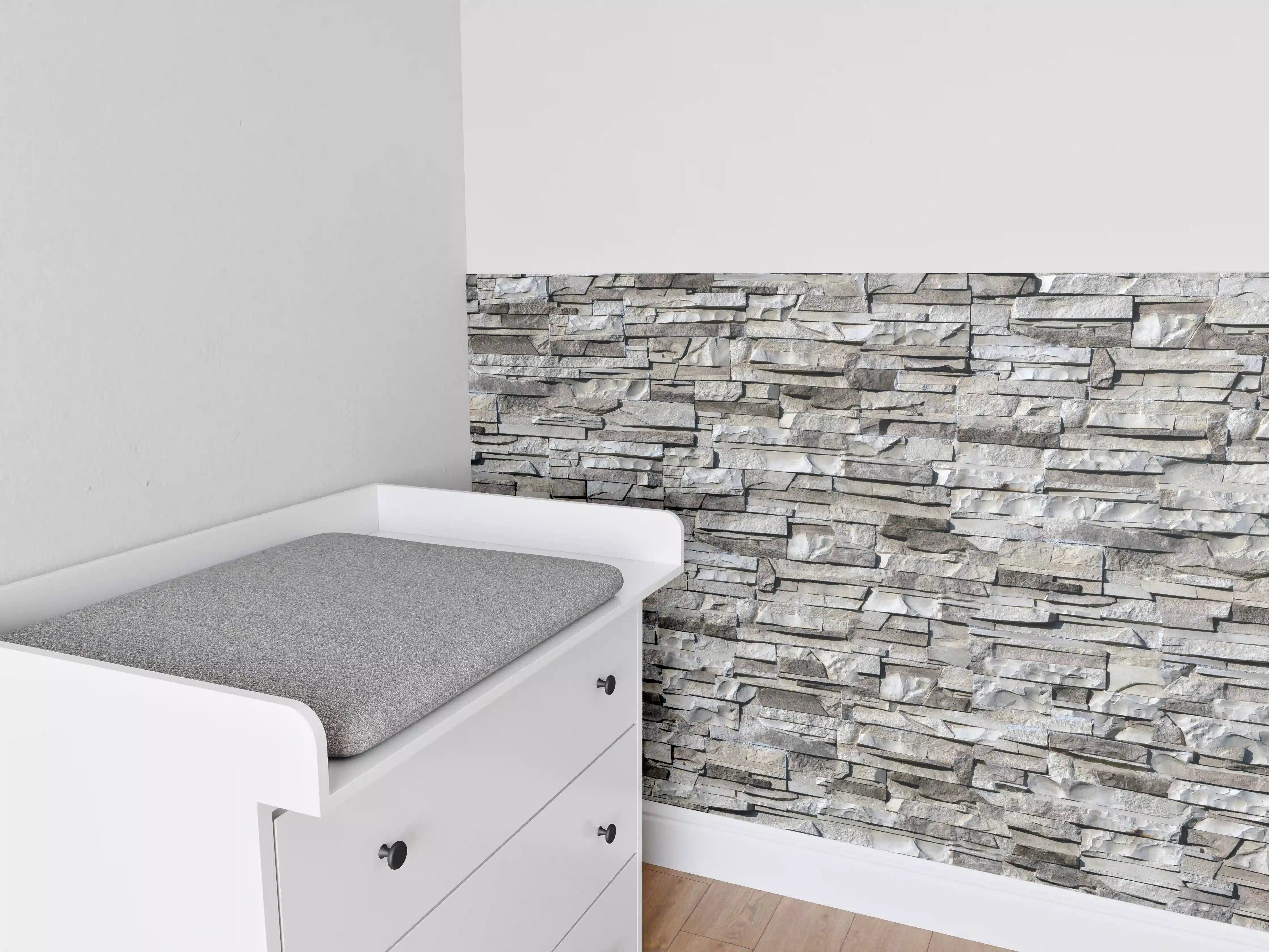 Babyzimmer Wandgestaltung - Nahtlose Textur von Klinkerfliesen