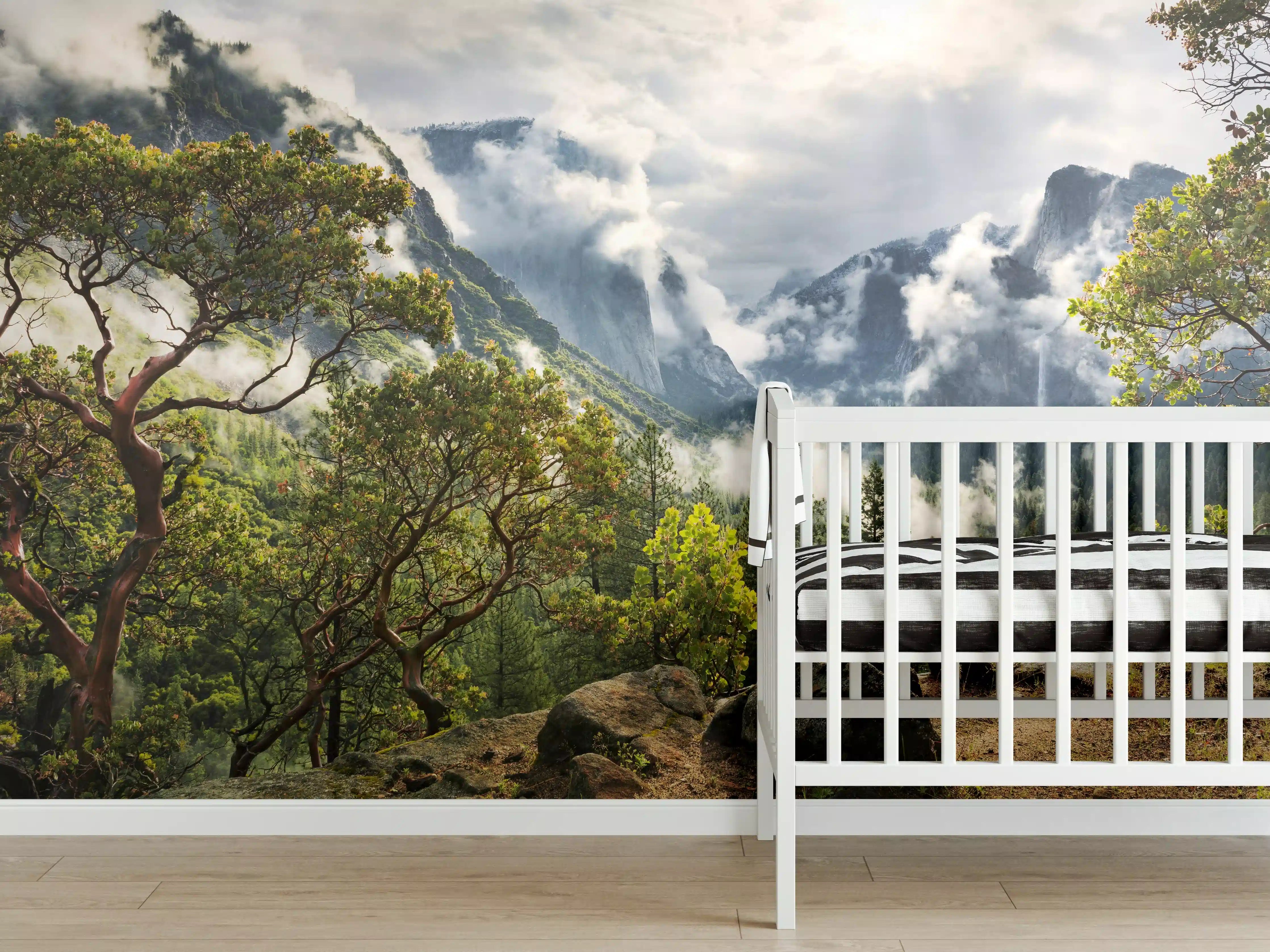 Babyzimmer Wandgestaltung - Nationalpark - Kalifornien, USA