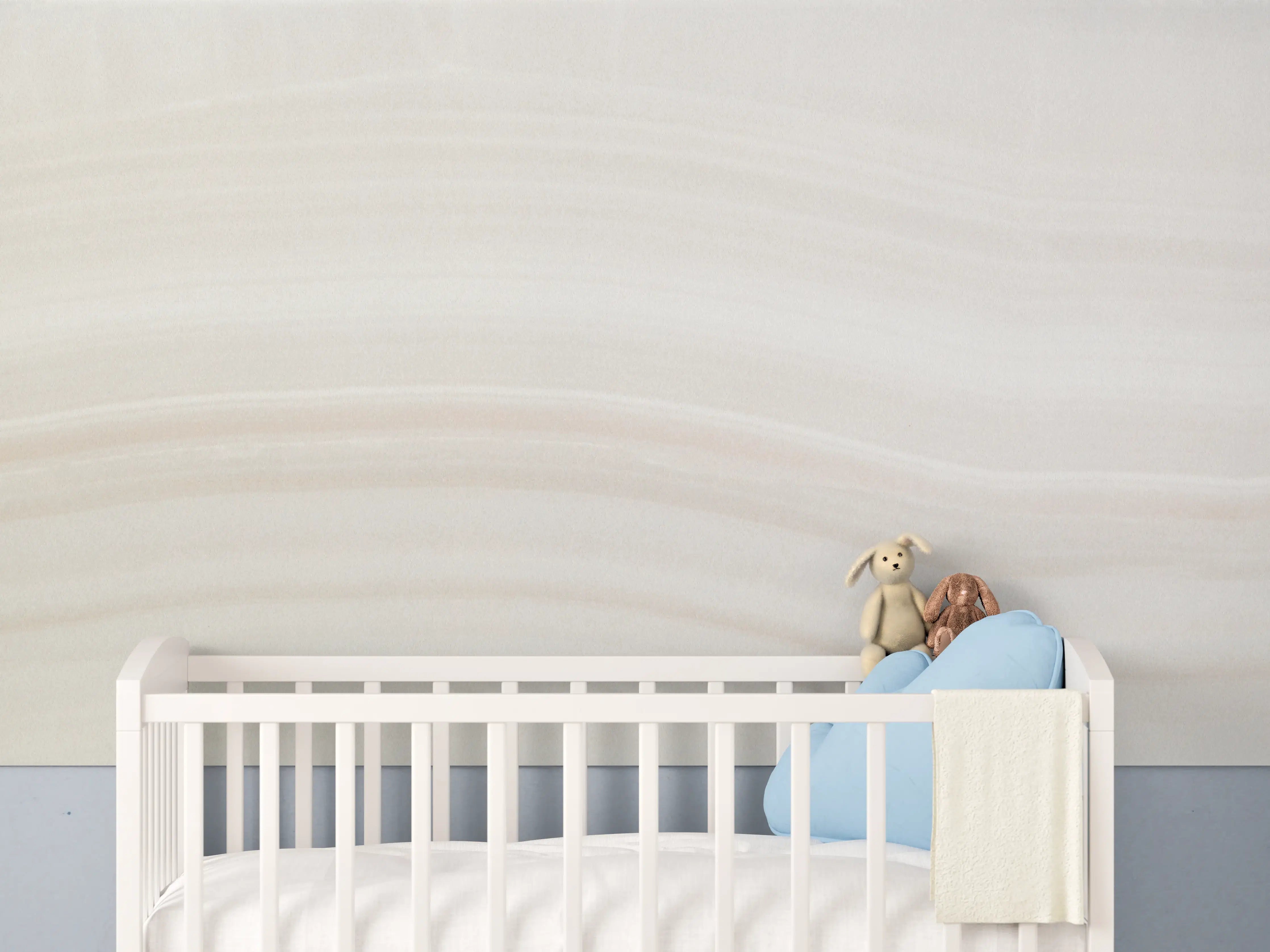 Babyzimmer Wandgestaltung - Natürliches Onyxmarmormuster