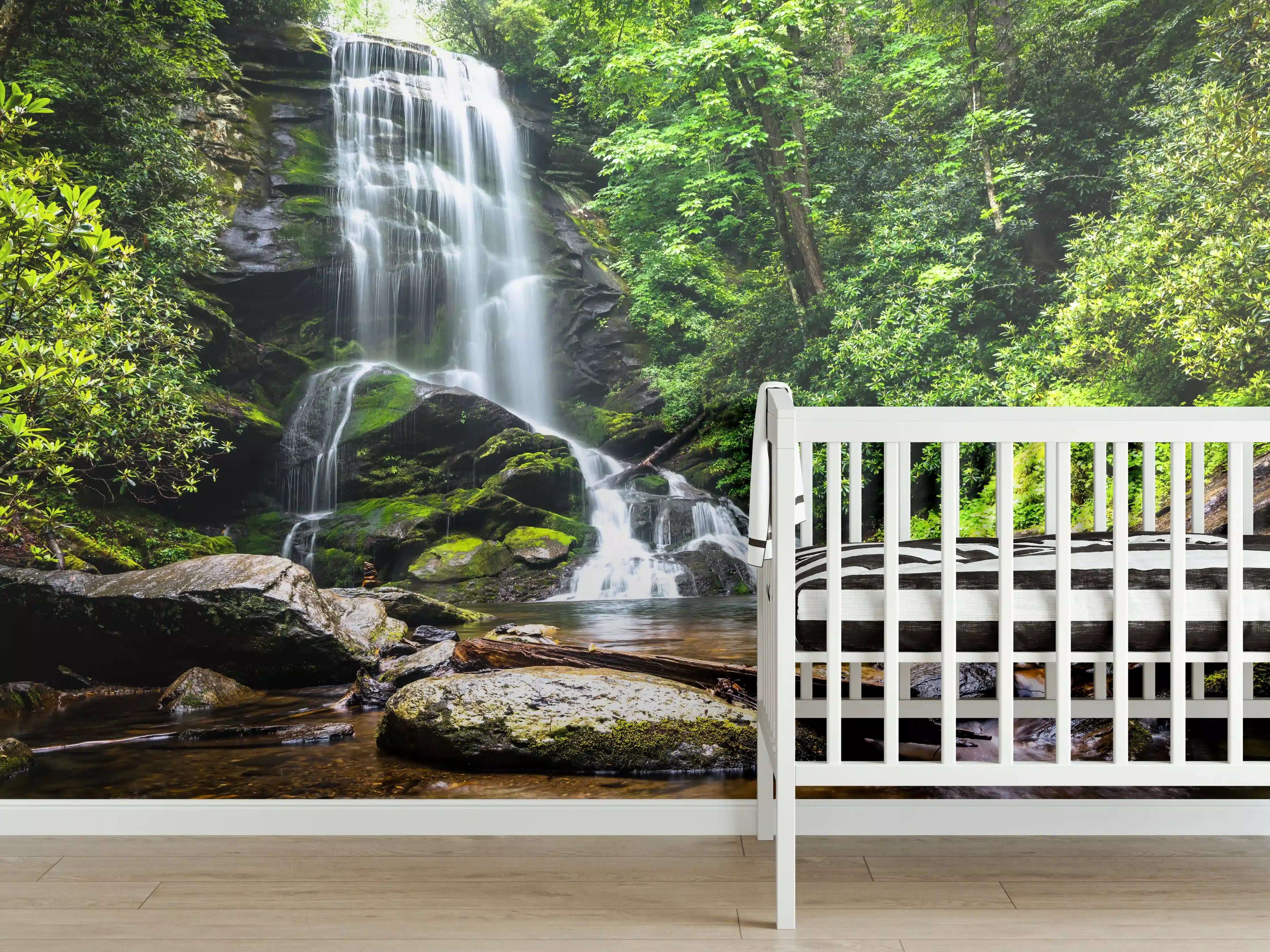 Babyzimmer Wandgestaltung - Obere Catabwa-Fälle in Pisgah