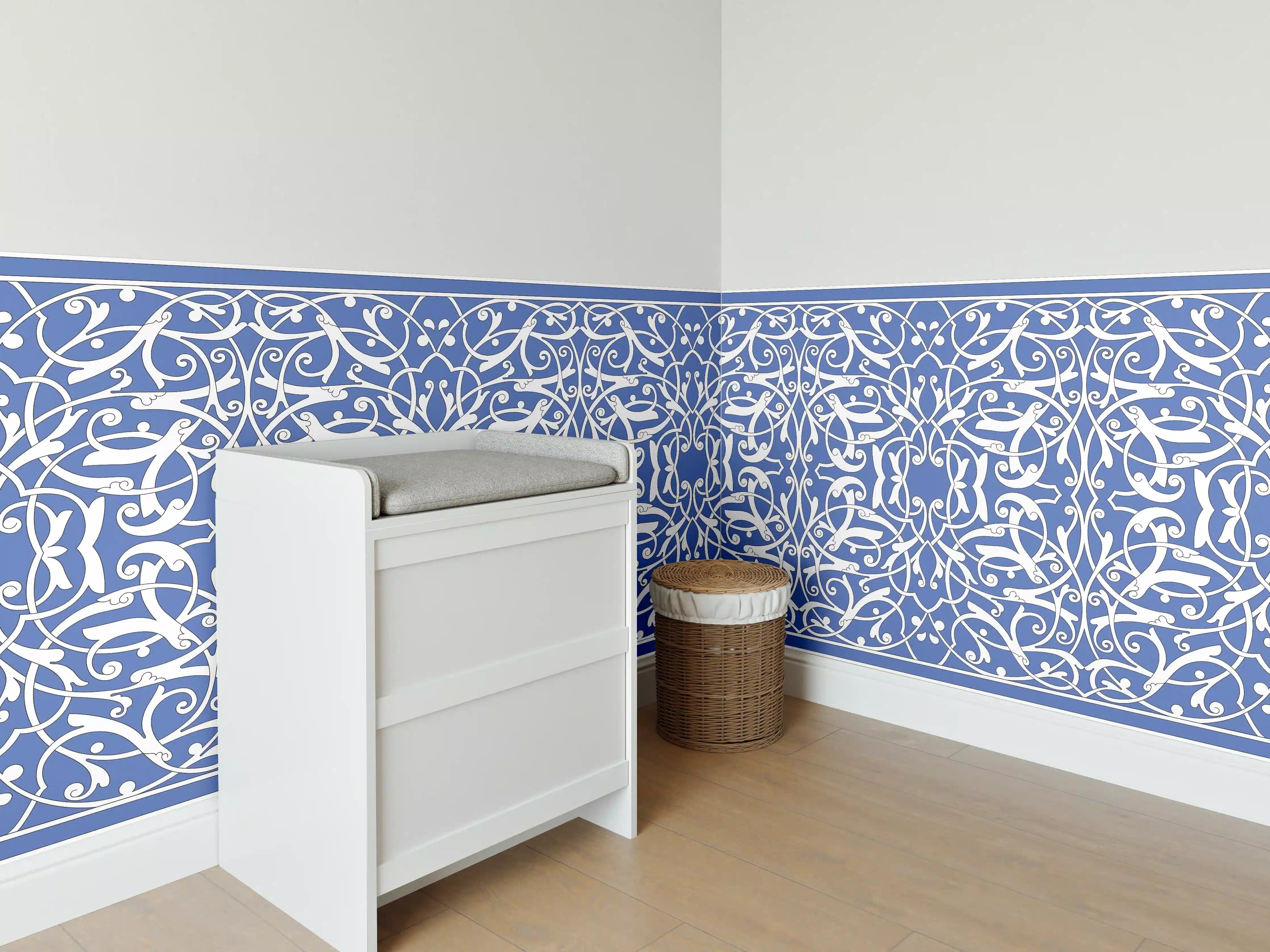 Babyzimmer Wandgestaltung - Orientalische Fliesen 2