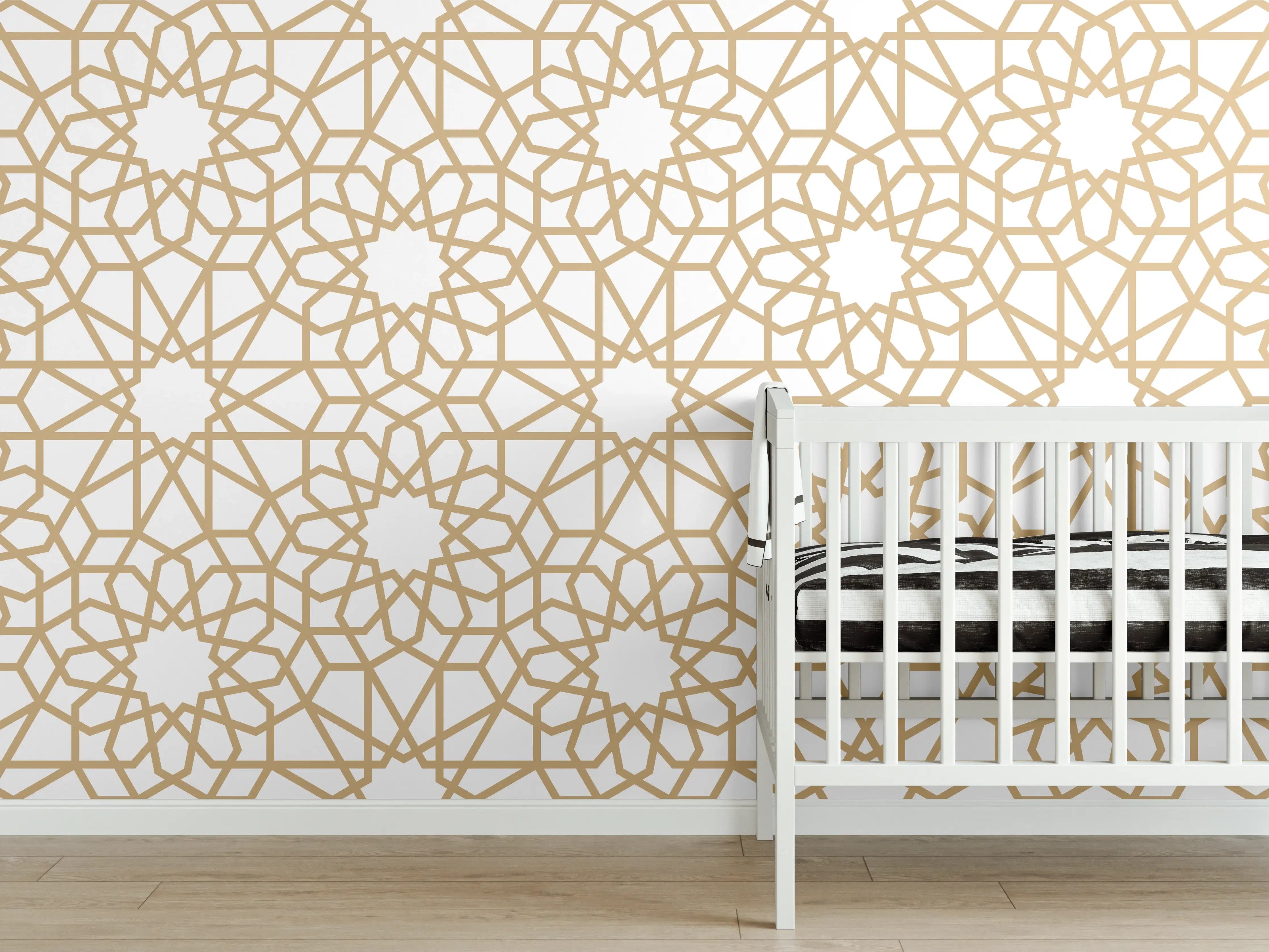 Babyzimmer Wandgestaltung - Orientalische Muster 2