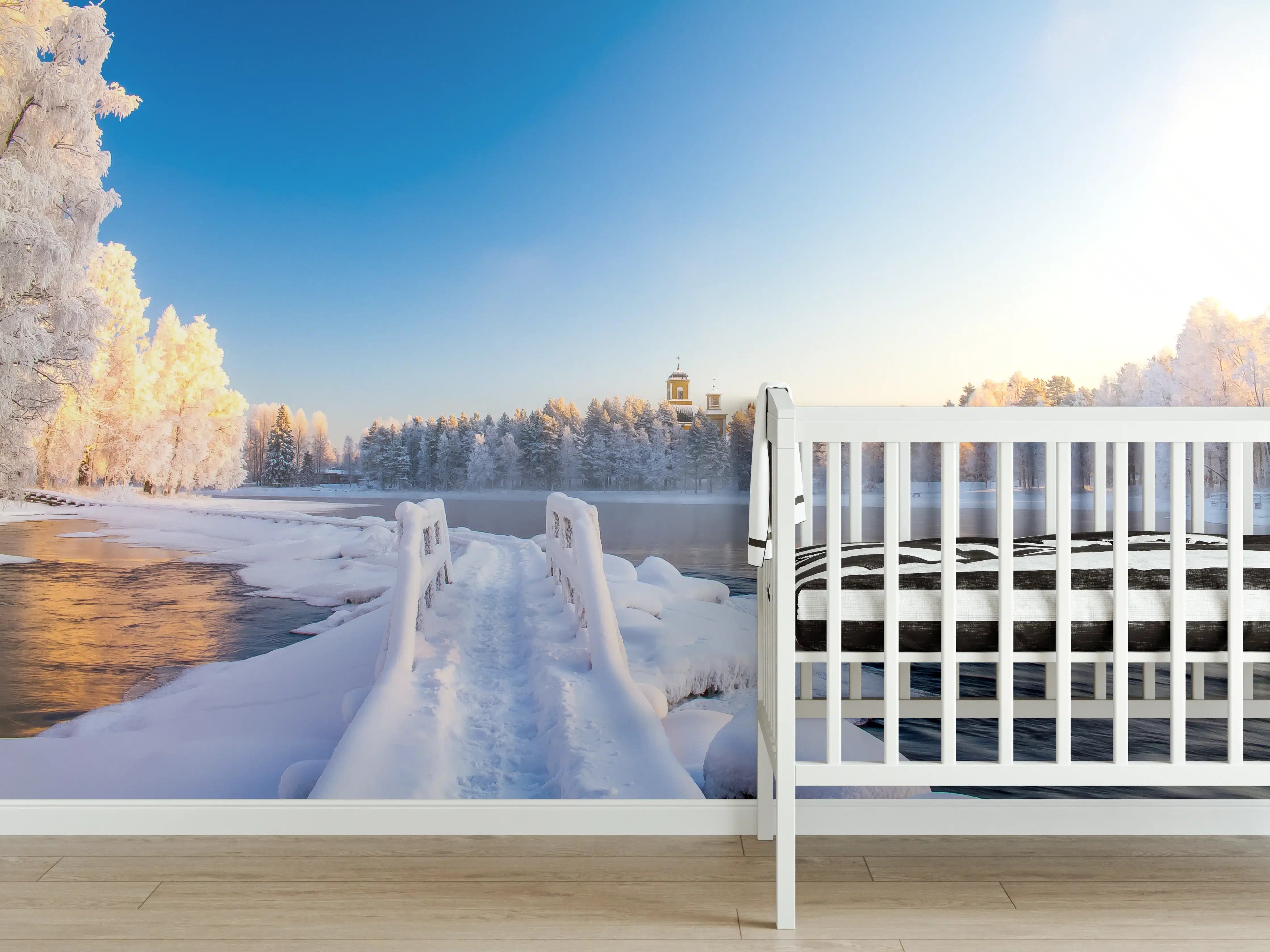 Babyzimmer Wandgestaltung - Pajakka Winter