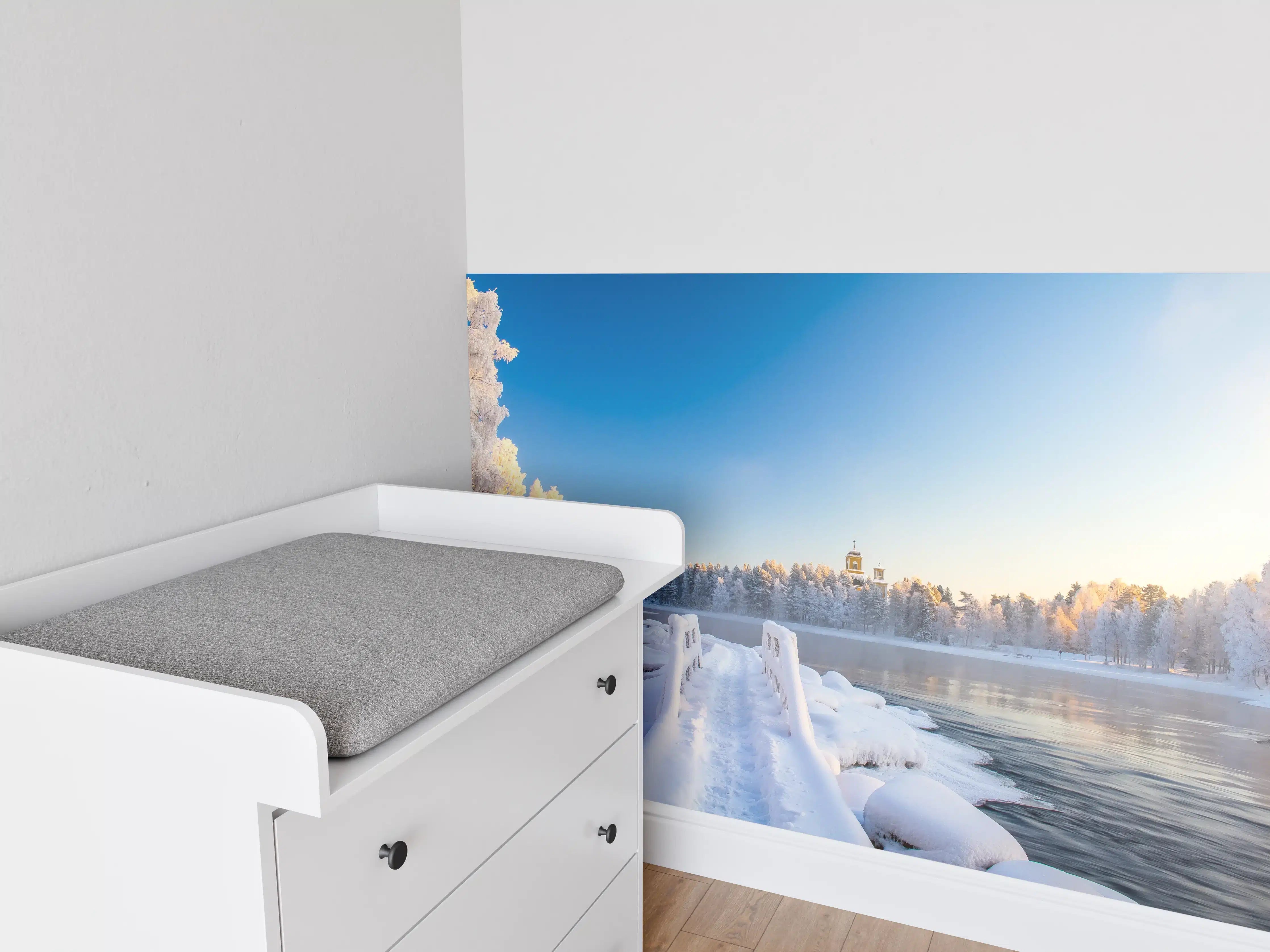 Babyzimmer Wandgestaltung - Pajakka Winter