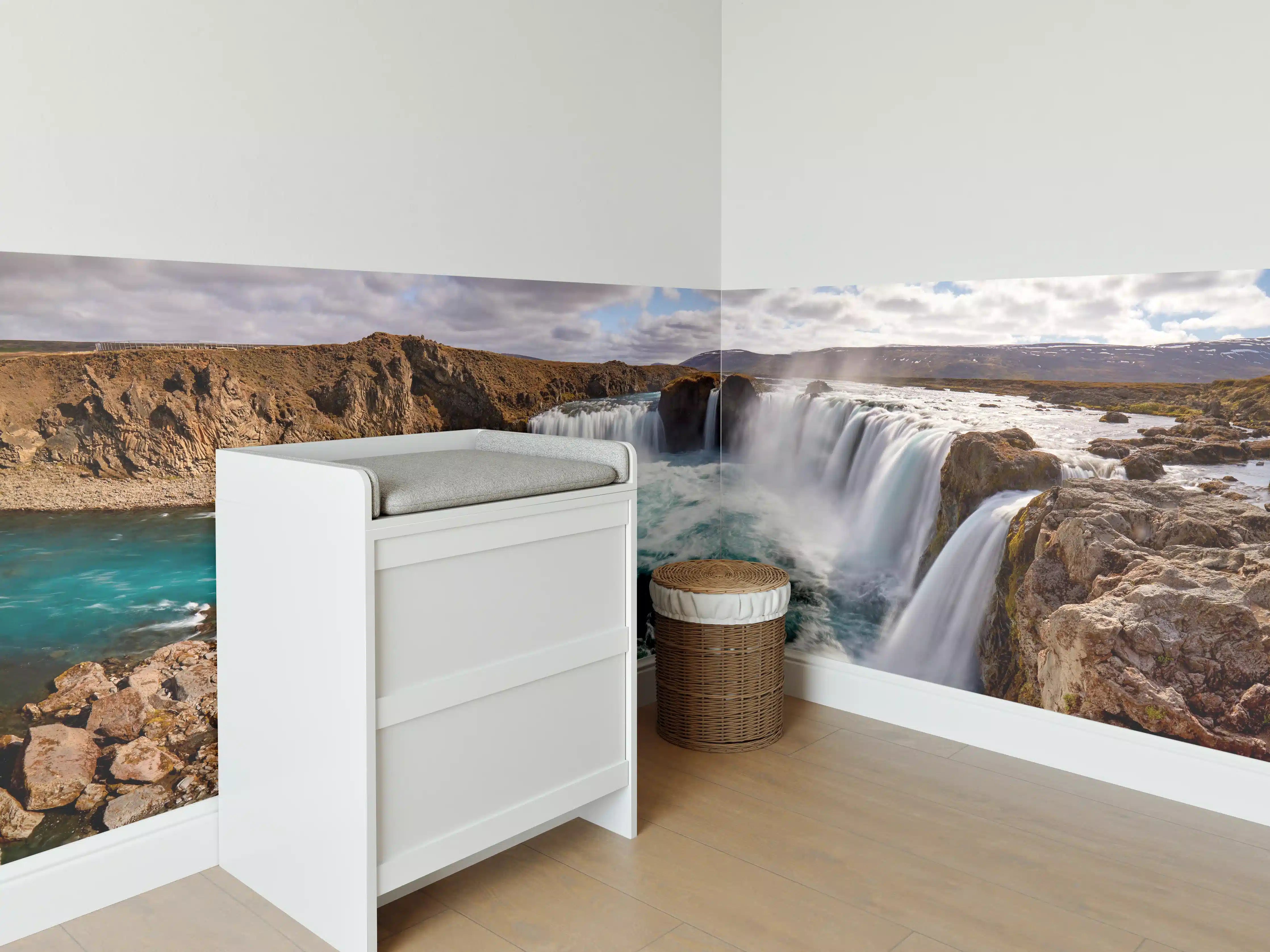Babyzimmer Wandgestaltung - Panorama des Goldenen Rings von Island