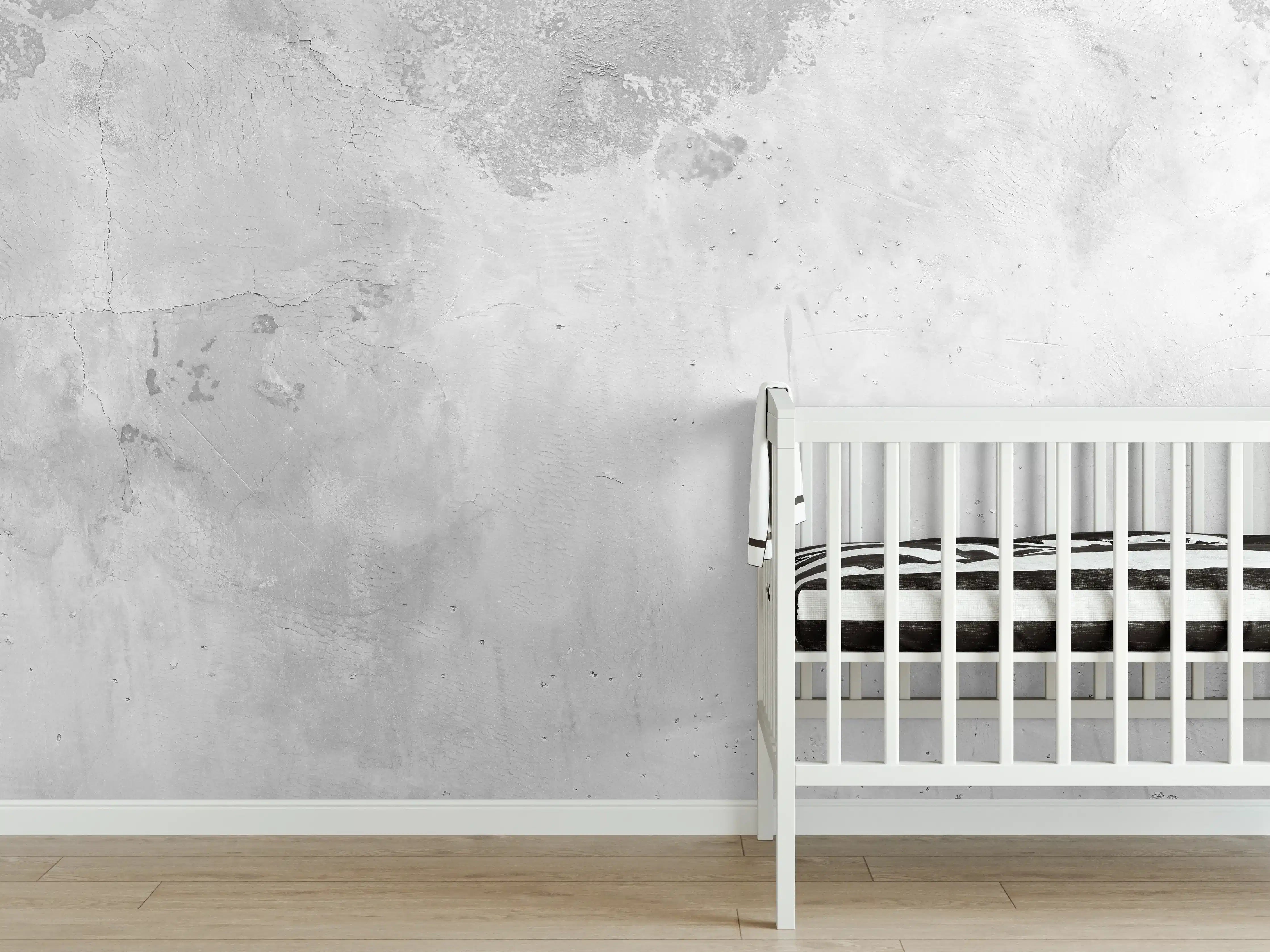 Babyzimmer Wandgestaltung - Panorama einer alten Betonwand