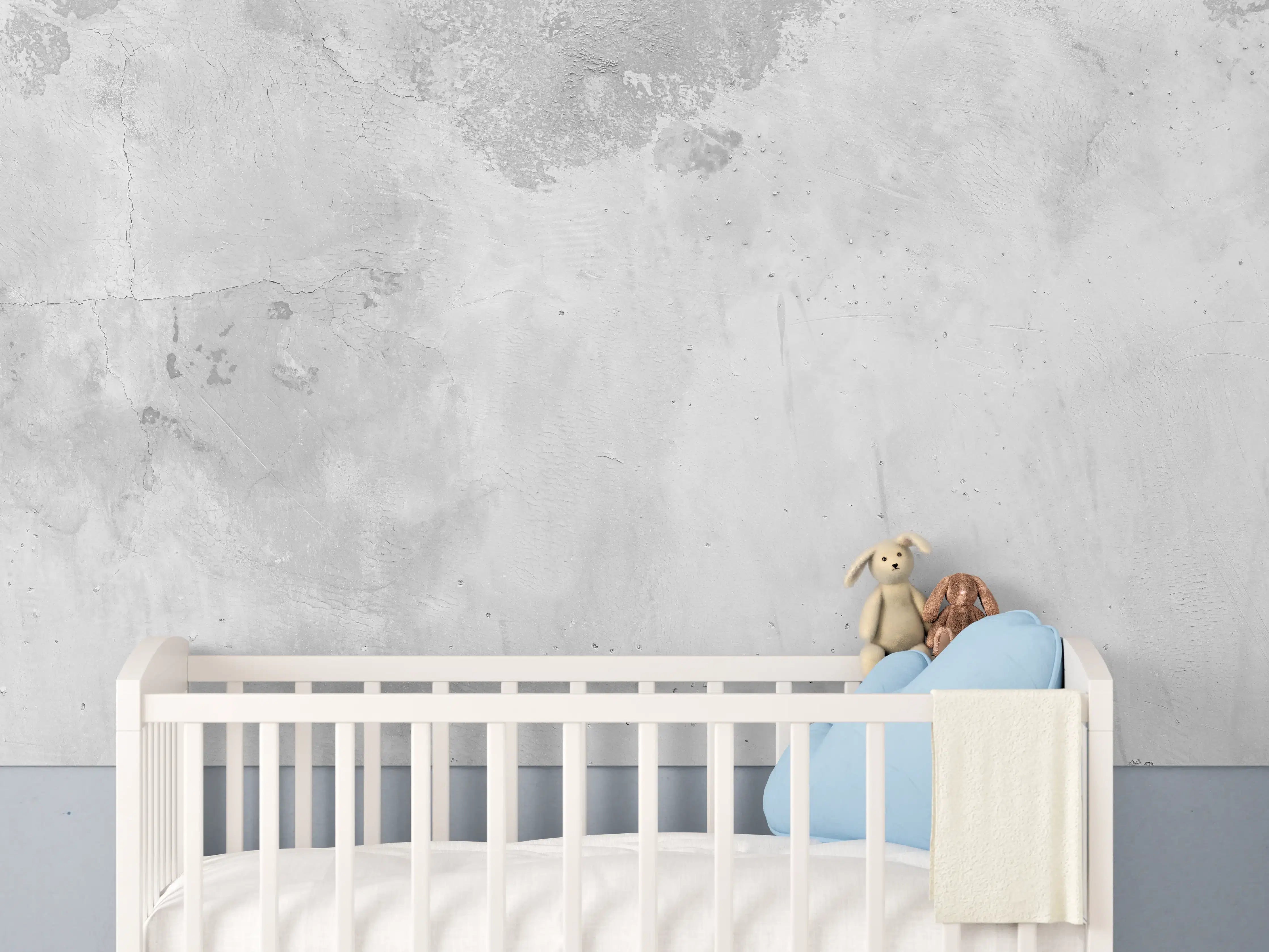 Babyzimmer Wandgestaltung - Panorama einer alten Betonwand