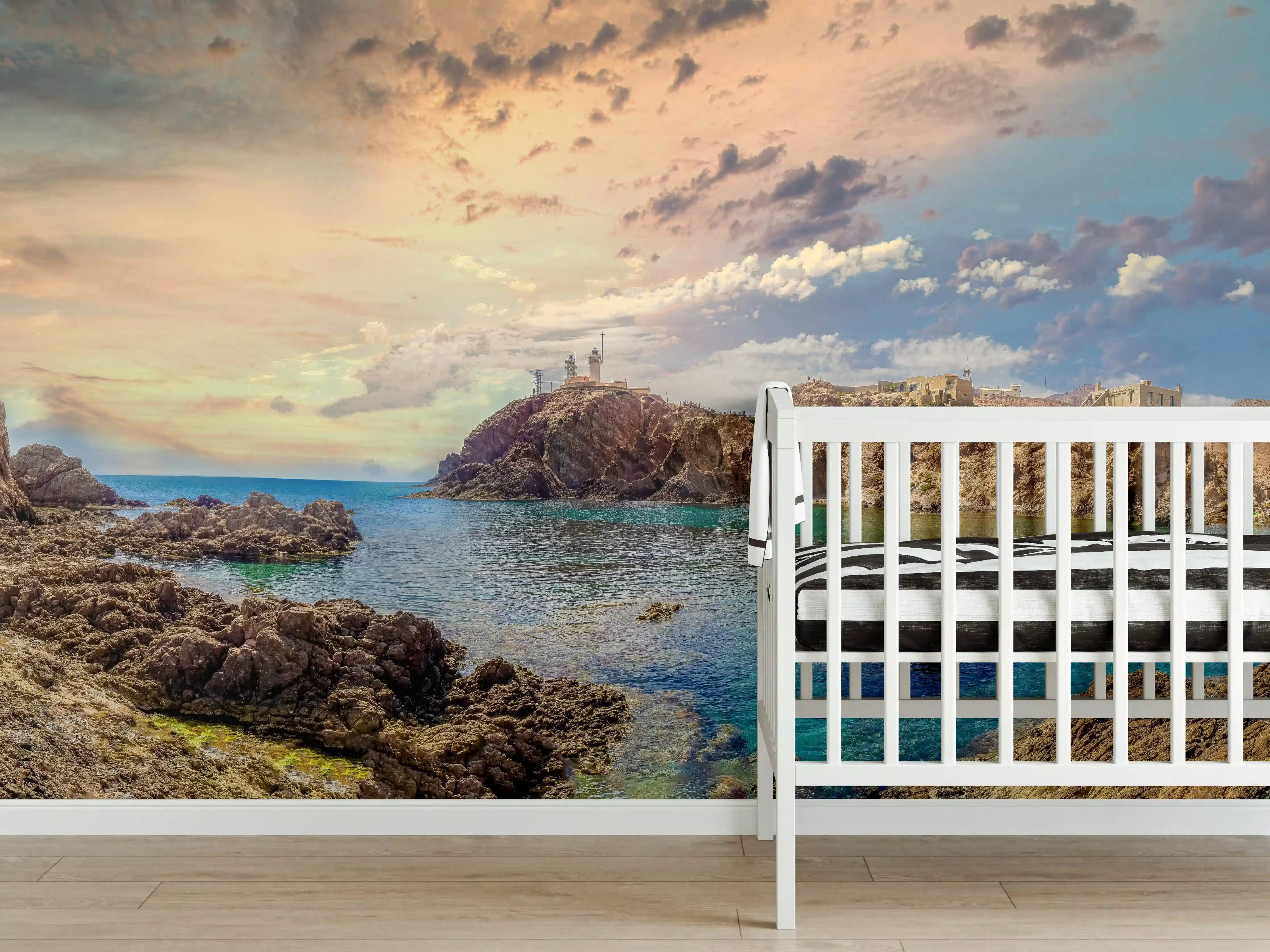 Babyzimmer Wandgestaltung - Panoramablick - Arrecife de las Sirenas