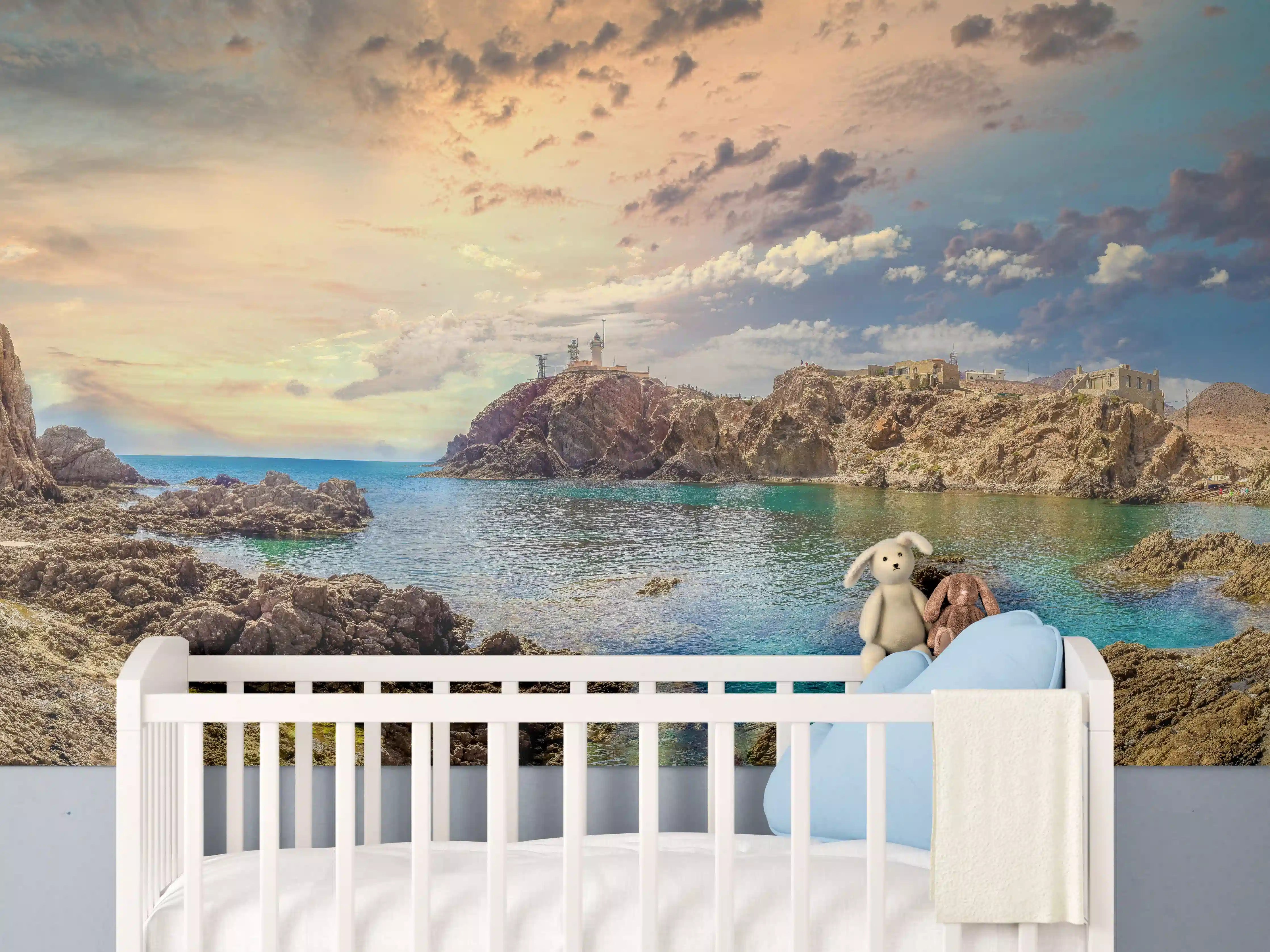 Babyzimmer Wandgestaltung - Panoramablick - Arrecife de las Sirenas