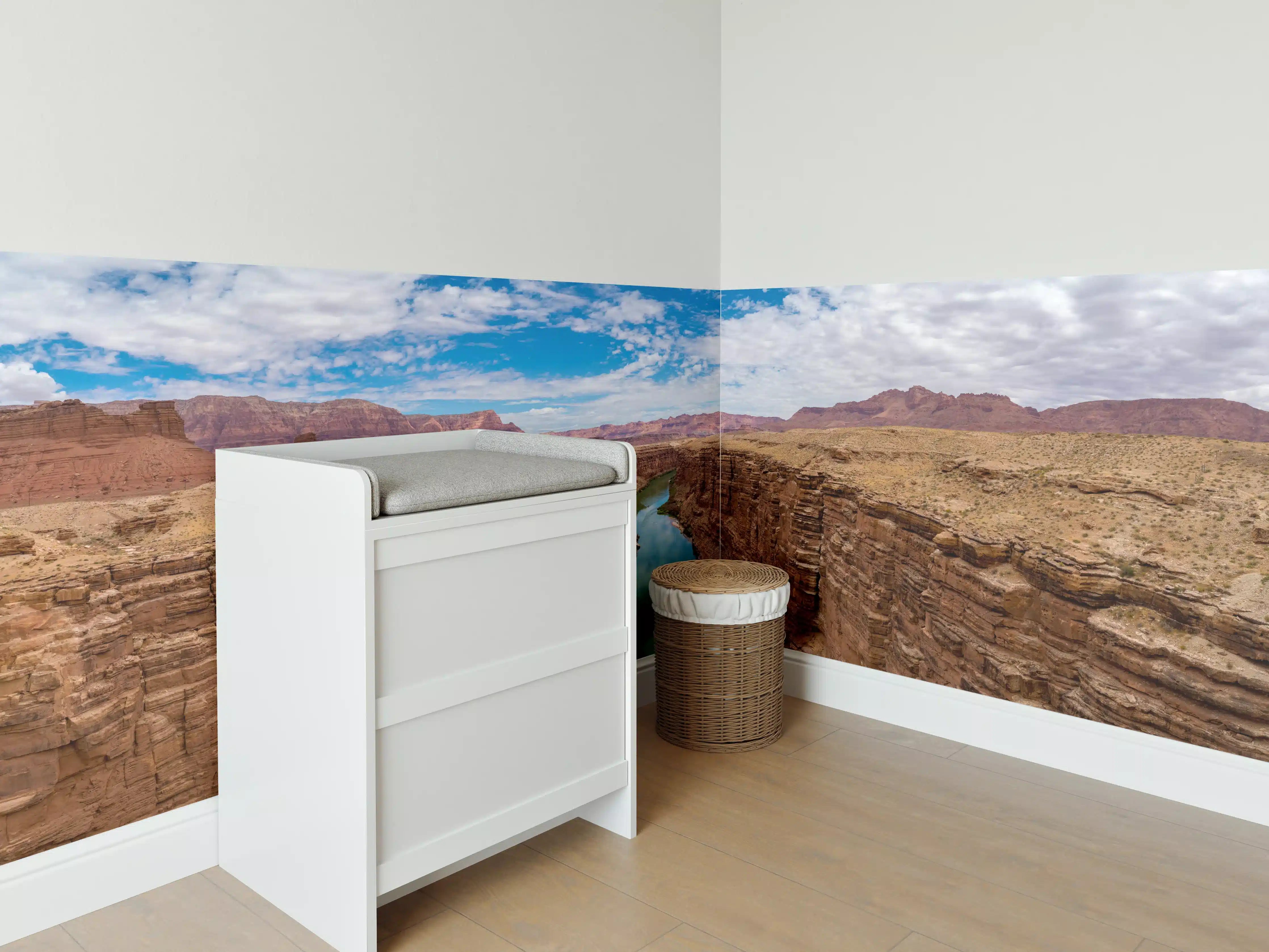 Babyzimmer Wandgestaltung - Panoramablick auf Colorado River - USA