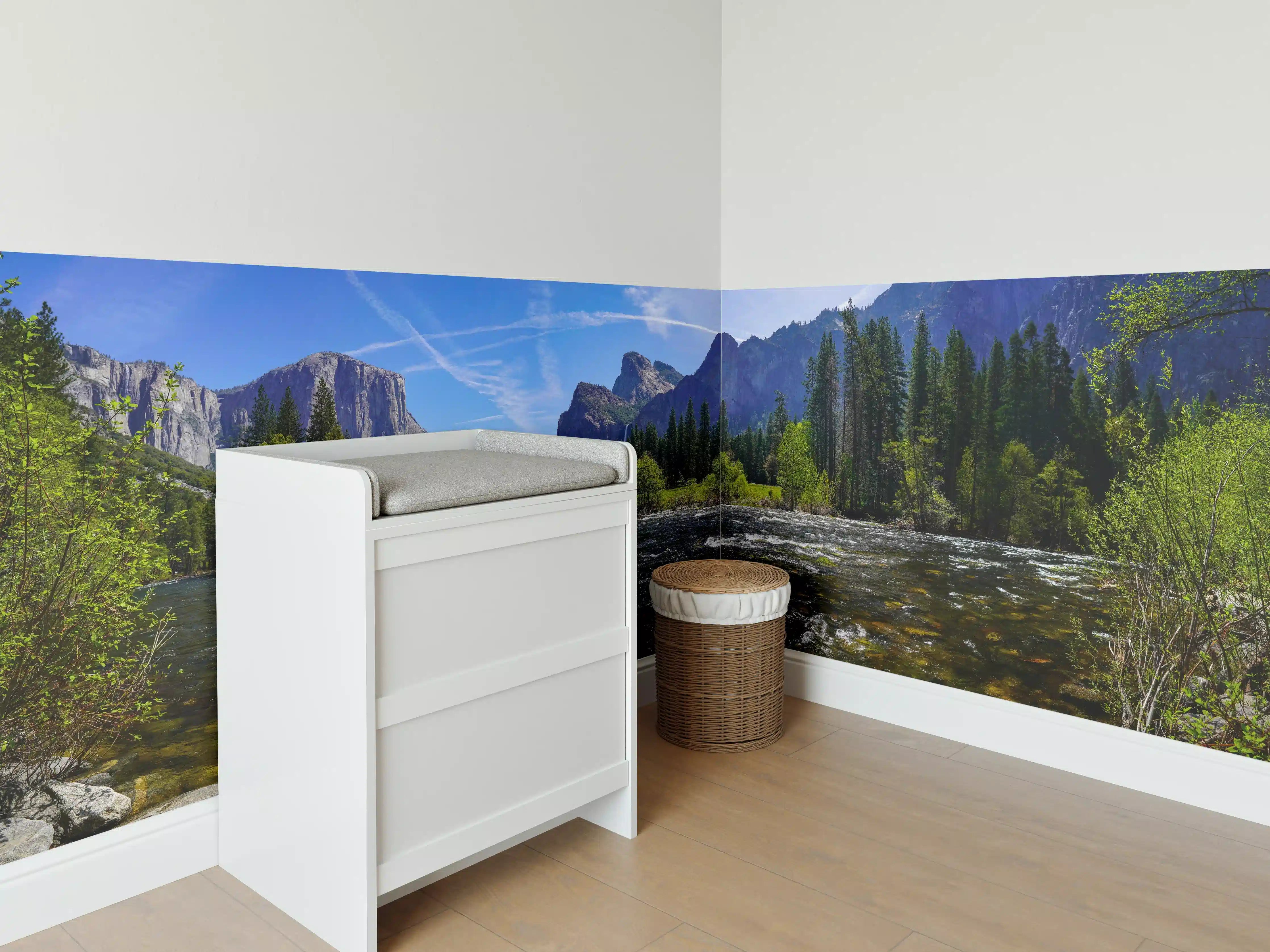 Babyzimmer Wandgestaltung - Panoramablick im Yosemite-Nationalpark