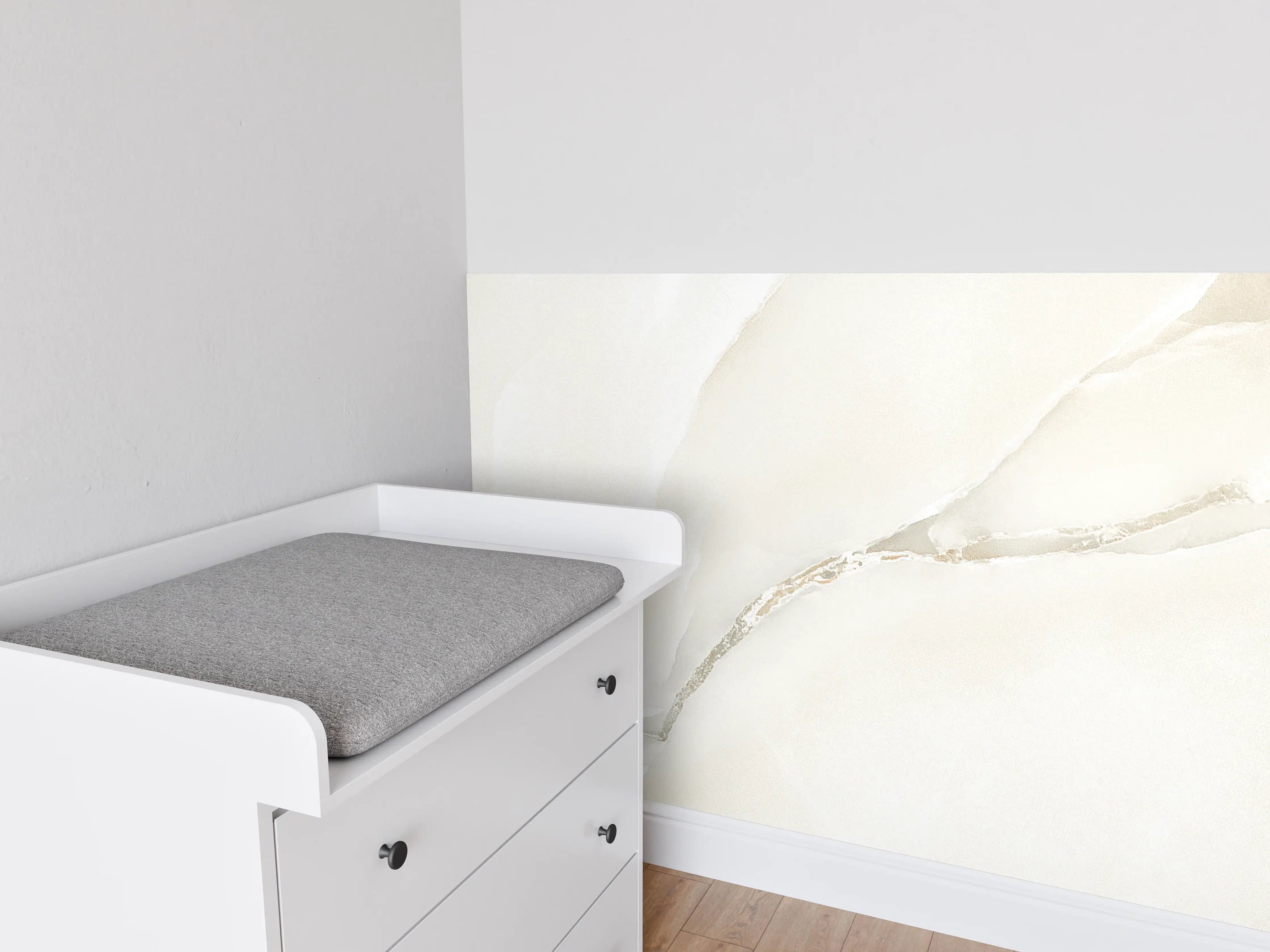 Babyzimmer Wandgestaltung - Polierter Onyxmarmor 1