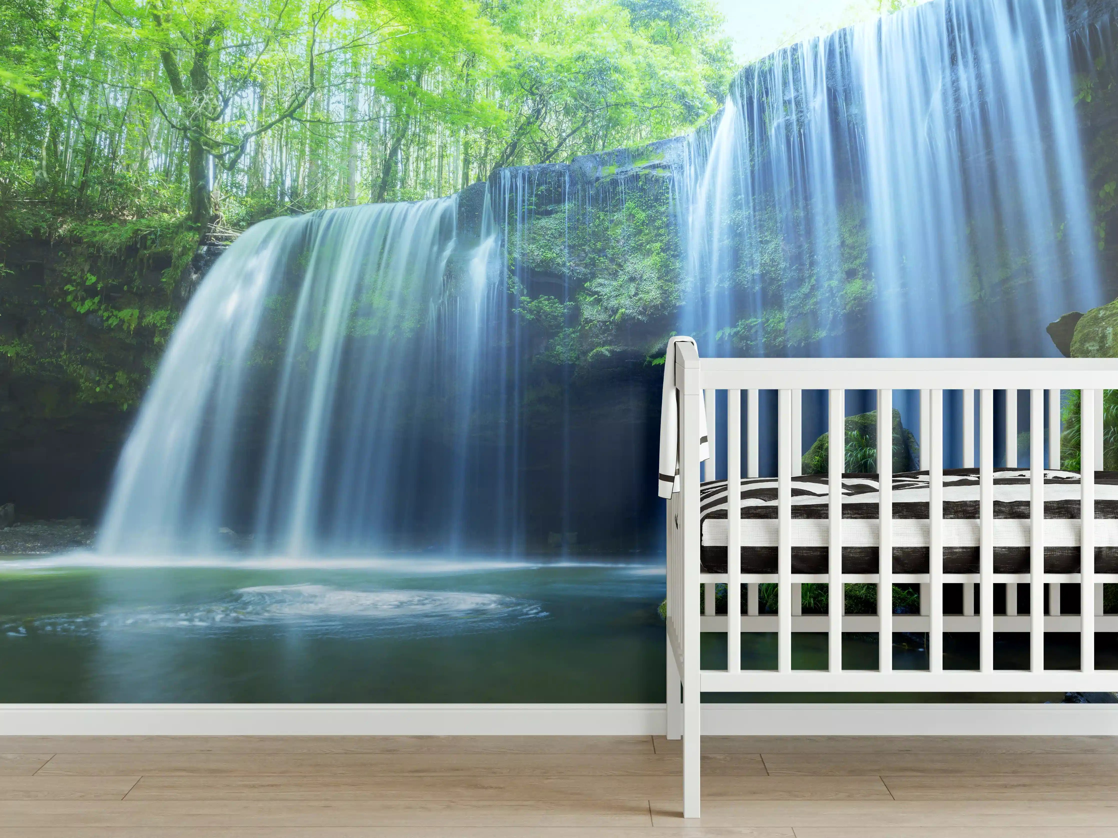 Babyzimmer Wandgestaltung - Prächtiger Nabigataki-Wasserfall