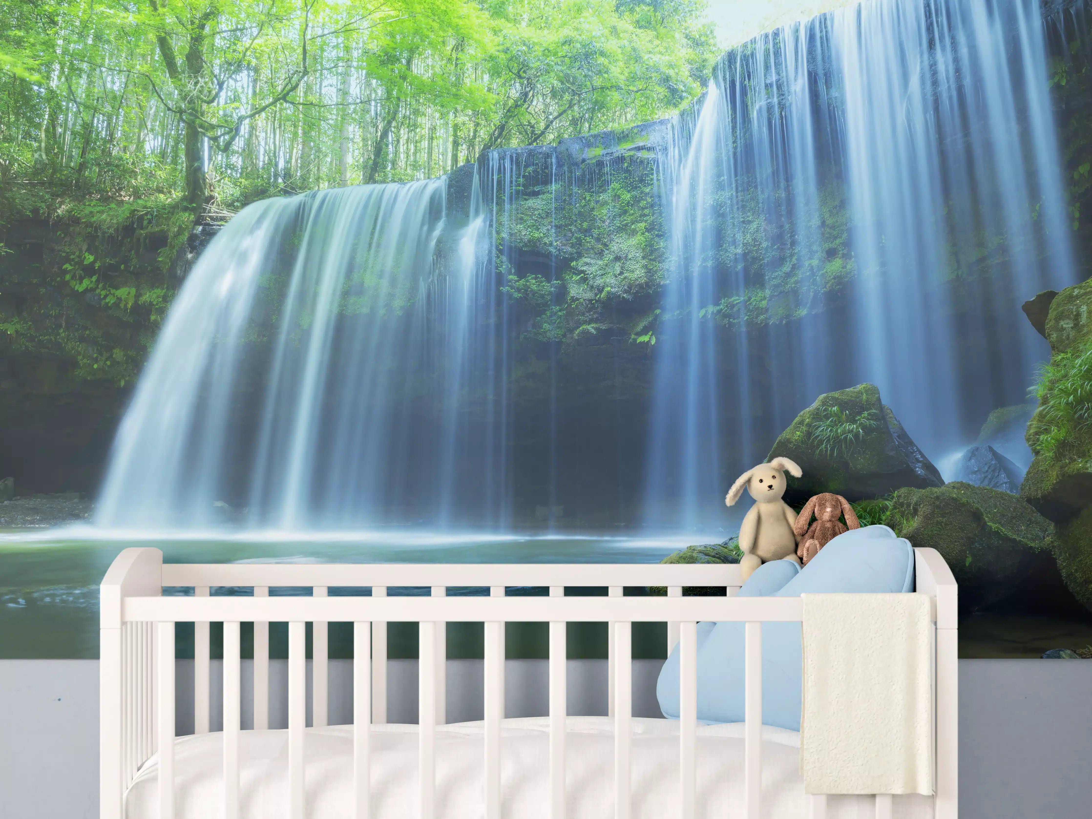 Babyzimmer Wandgestaltung - Prächtiger Nabigataki-Wasserfall
