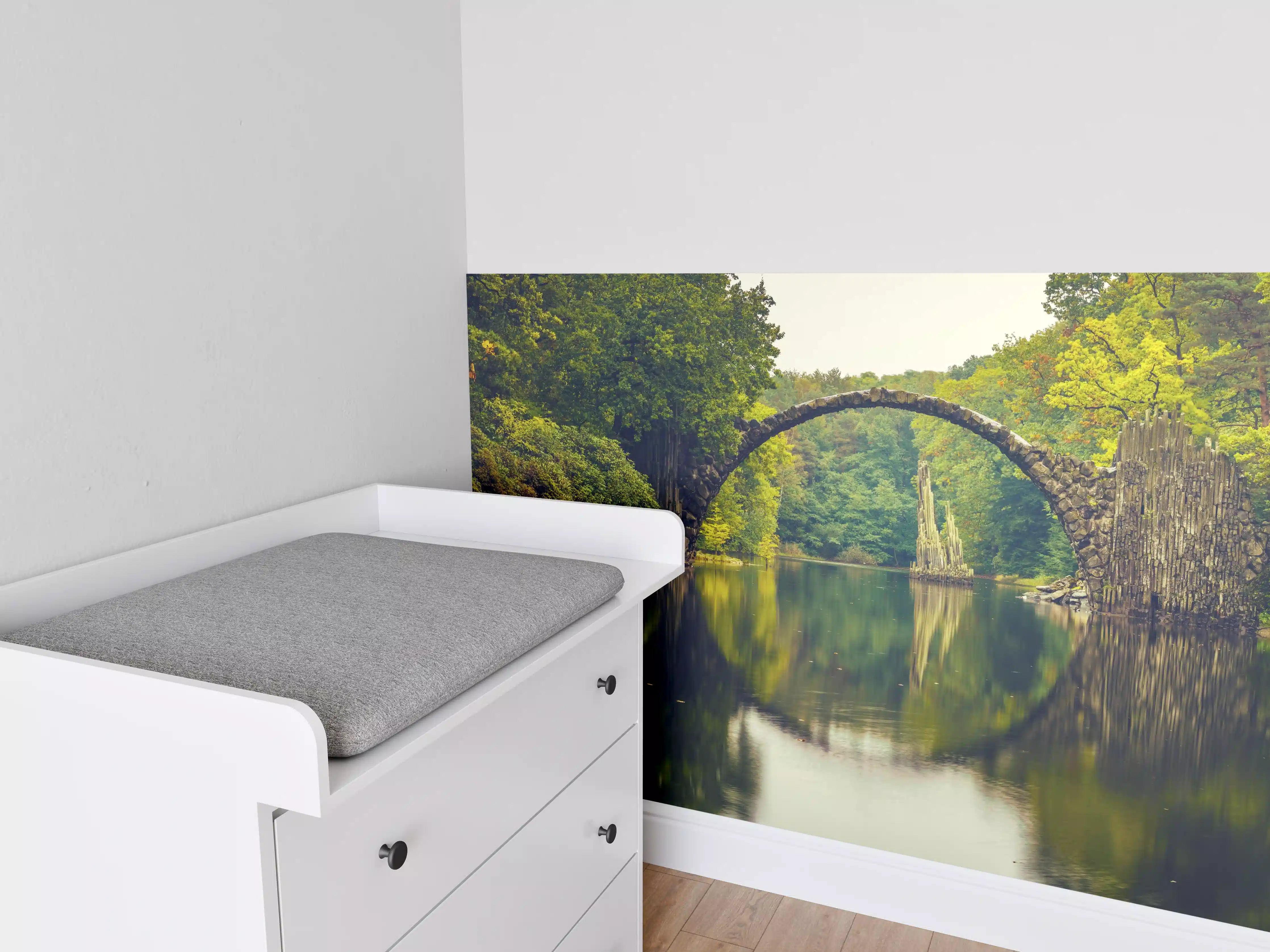 Babyzimmer Wandgestaltung - Rakotz bridge in Kromlau