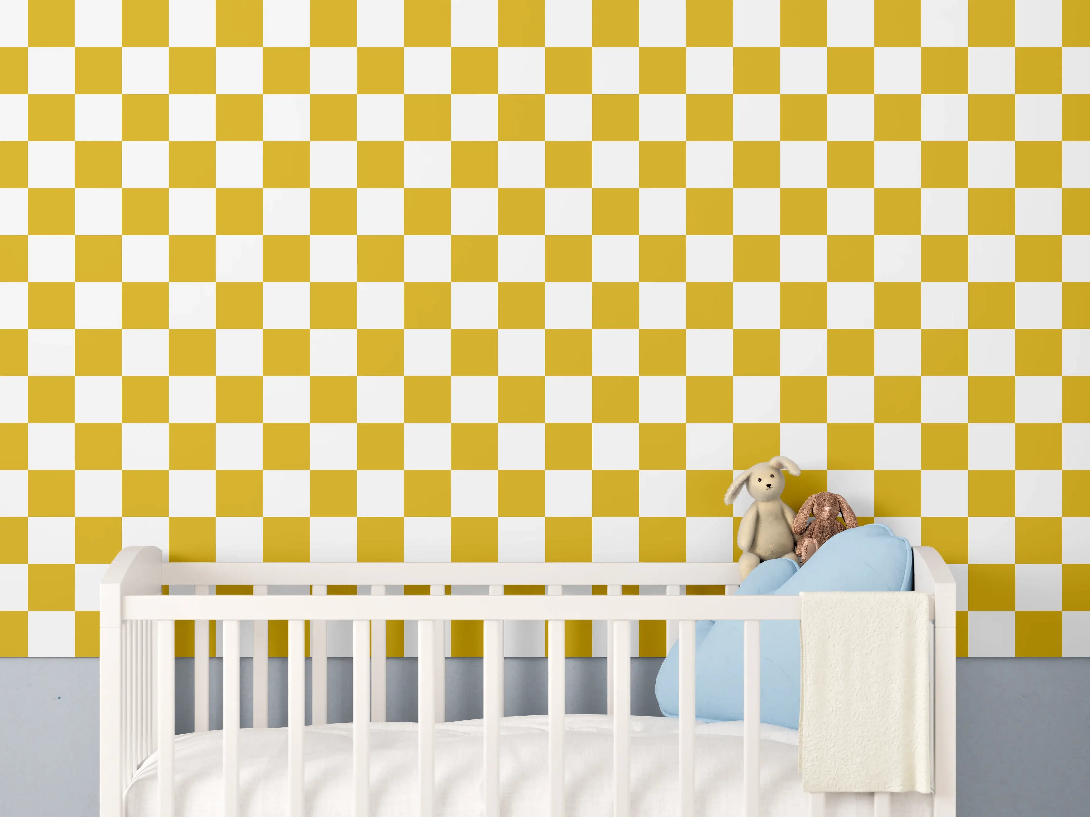 Babyzimmer Wandgestaltung - Retro Senape-Design für stilvolles Zuhause