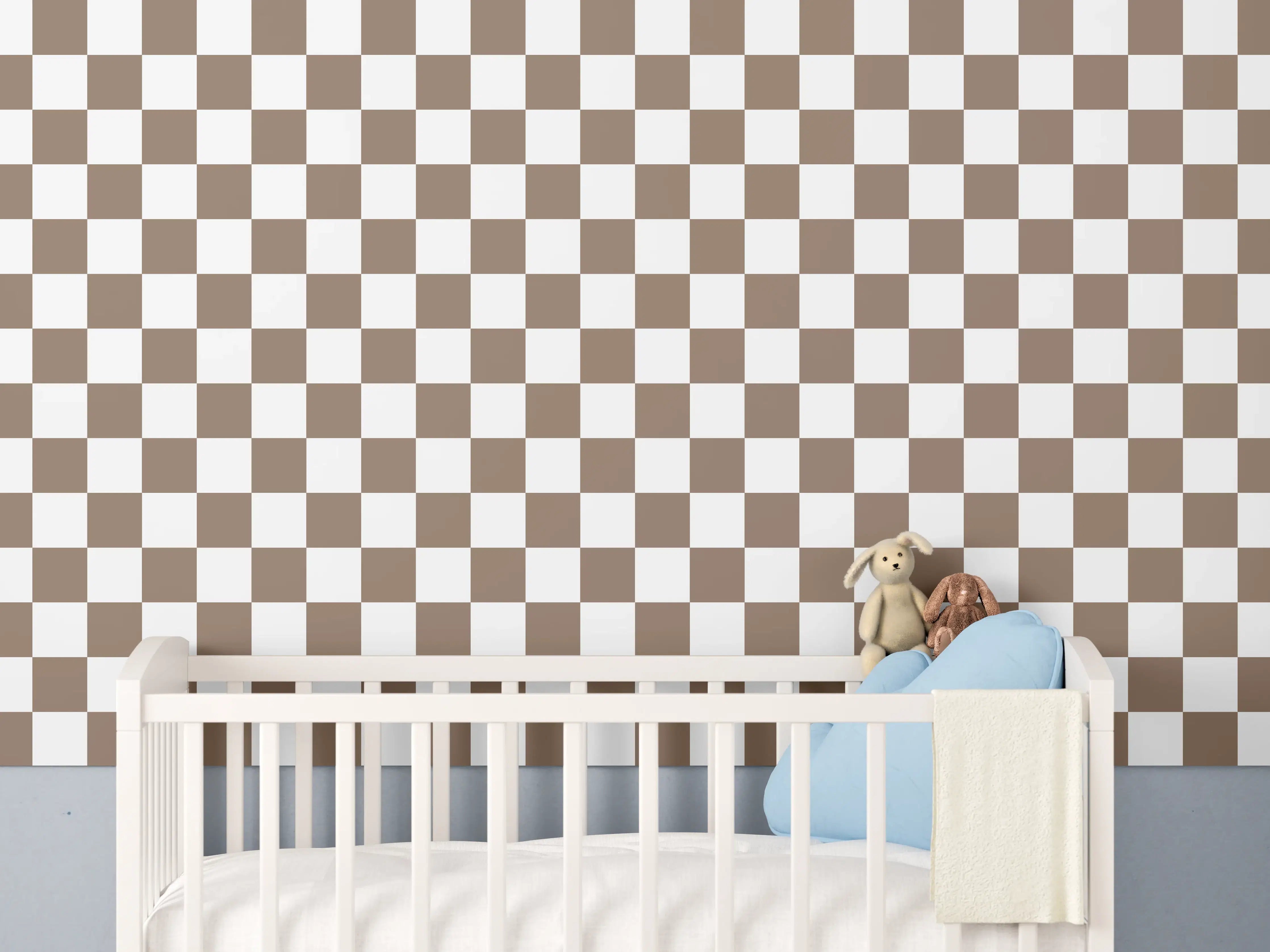 Babyzimmer Wandgestaltung - Retro-Sigaro-Design