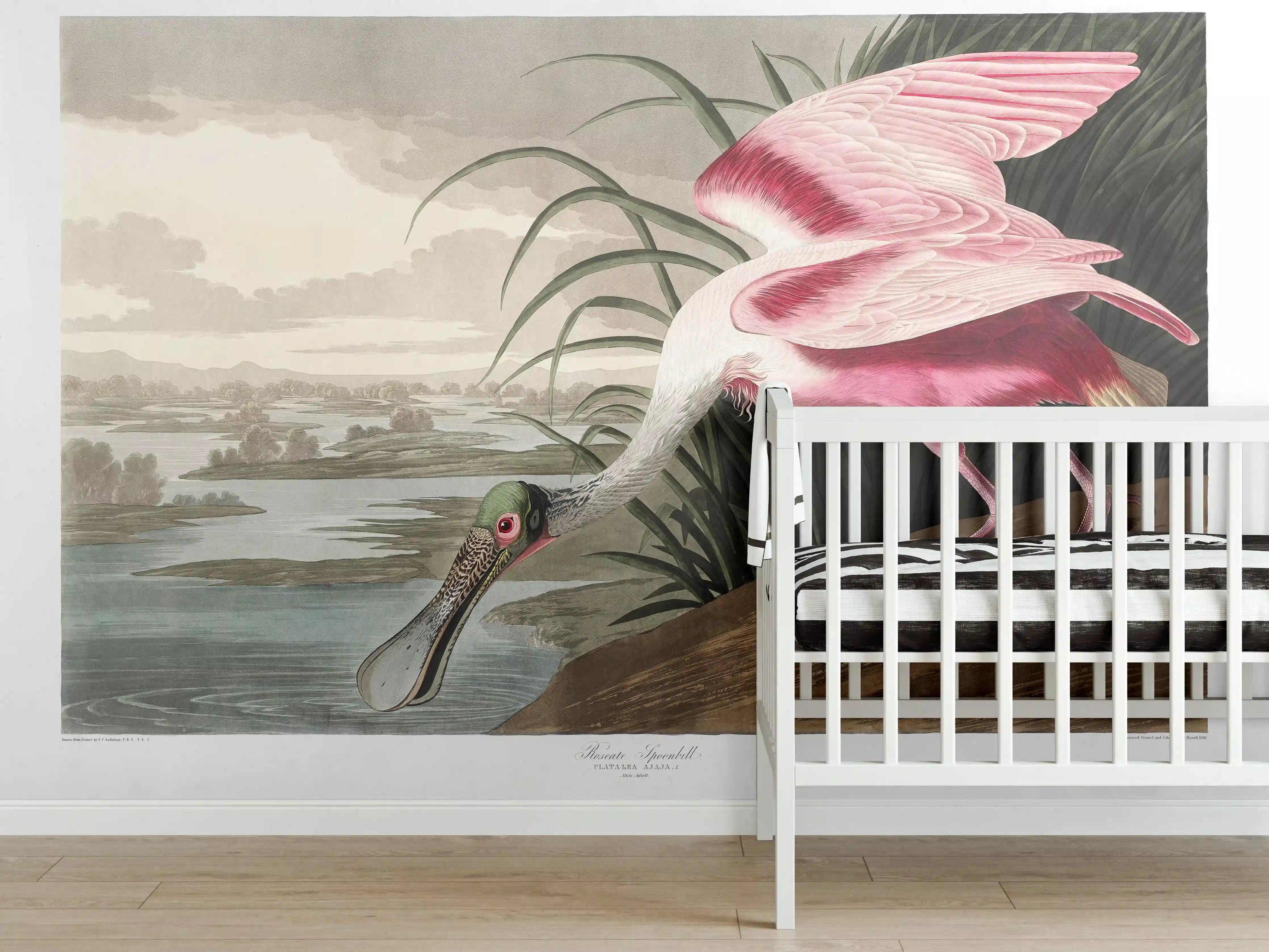 Babyzimmer Wandgestaltung - Rosalöffler