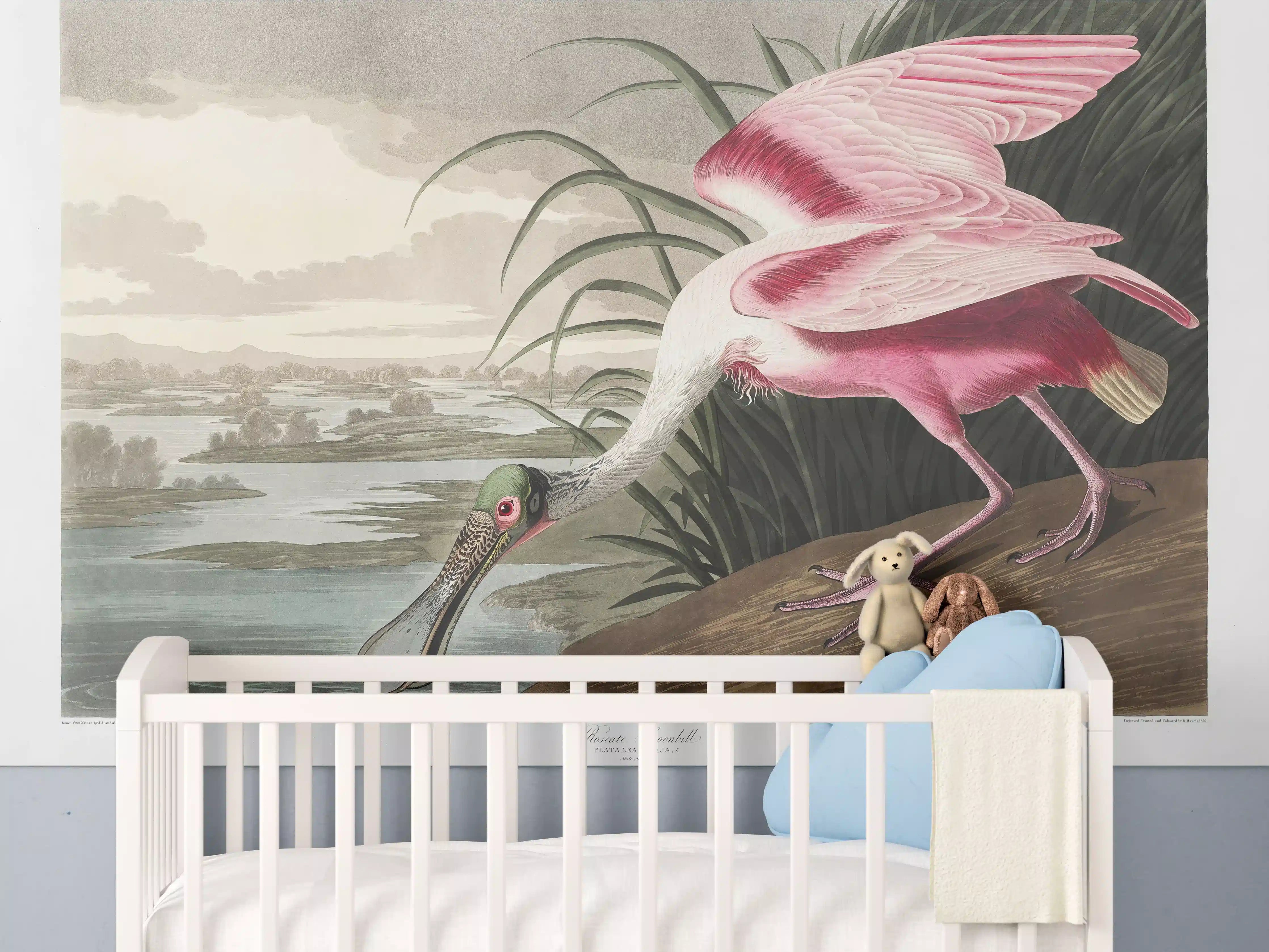 Babyzimmer Wandgestaltung - Rosalöffler