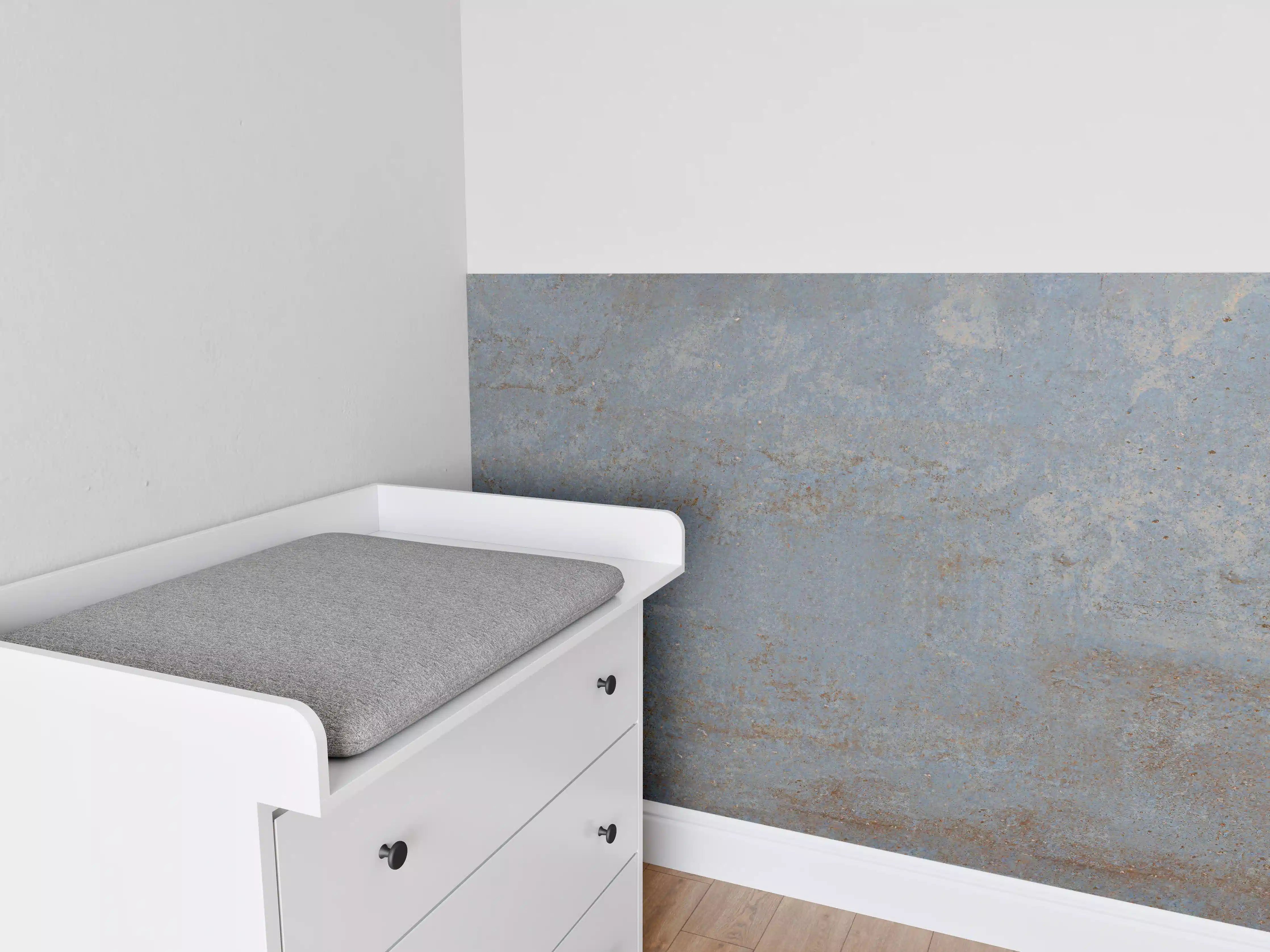 Babyzimmer Wandgestaltung - Rostiger Marmor aus Zement Textur