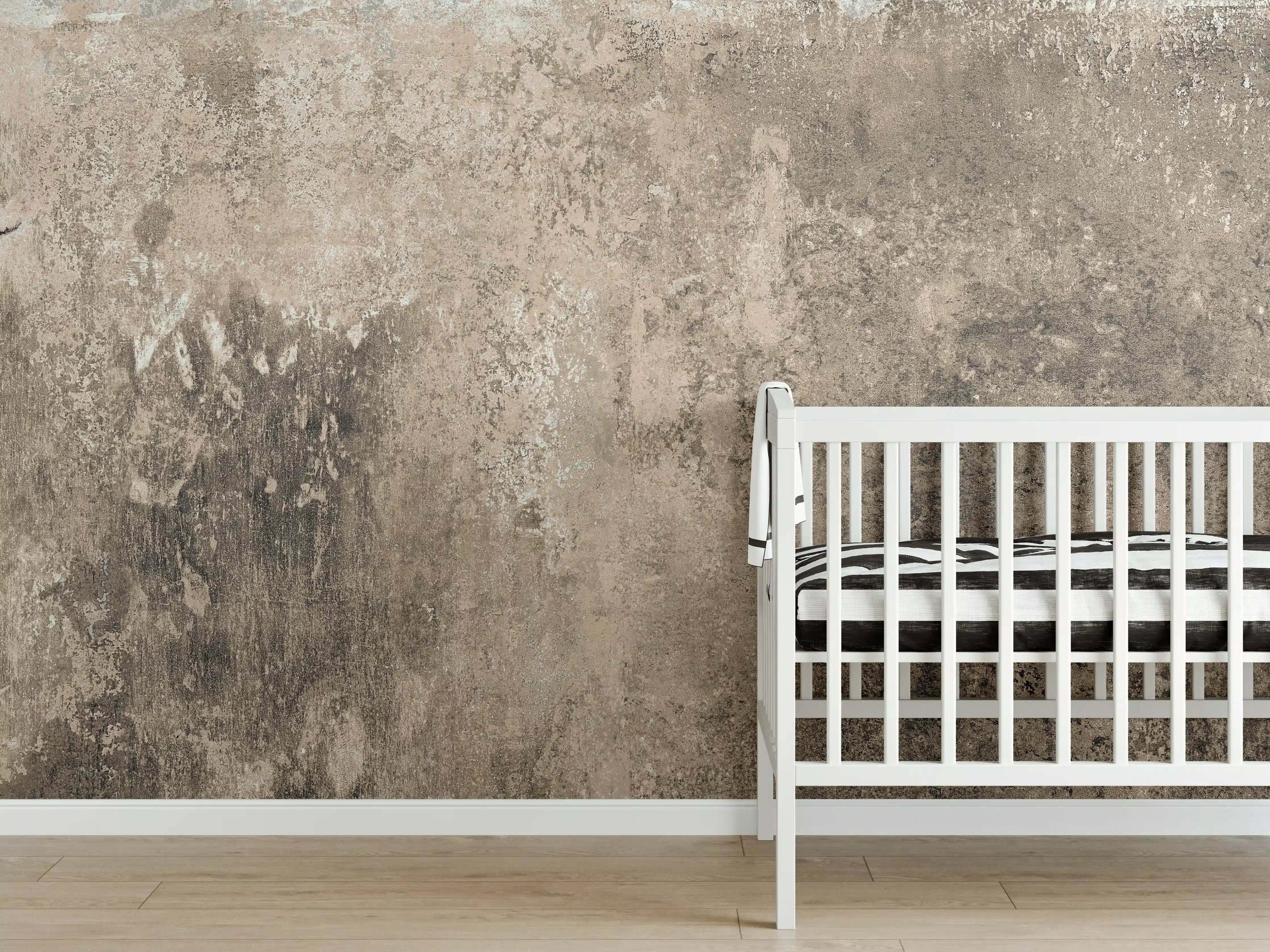 Babyzimmer Wandgestaltung - Rustikale Marmor Textur - Naturstein