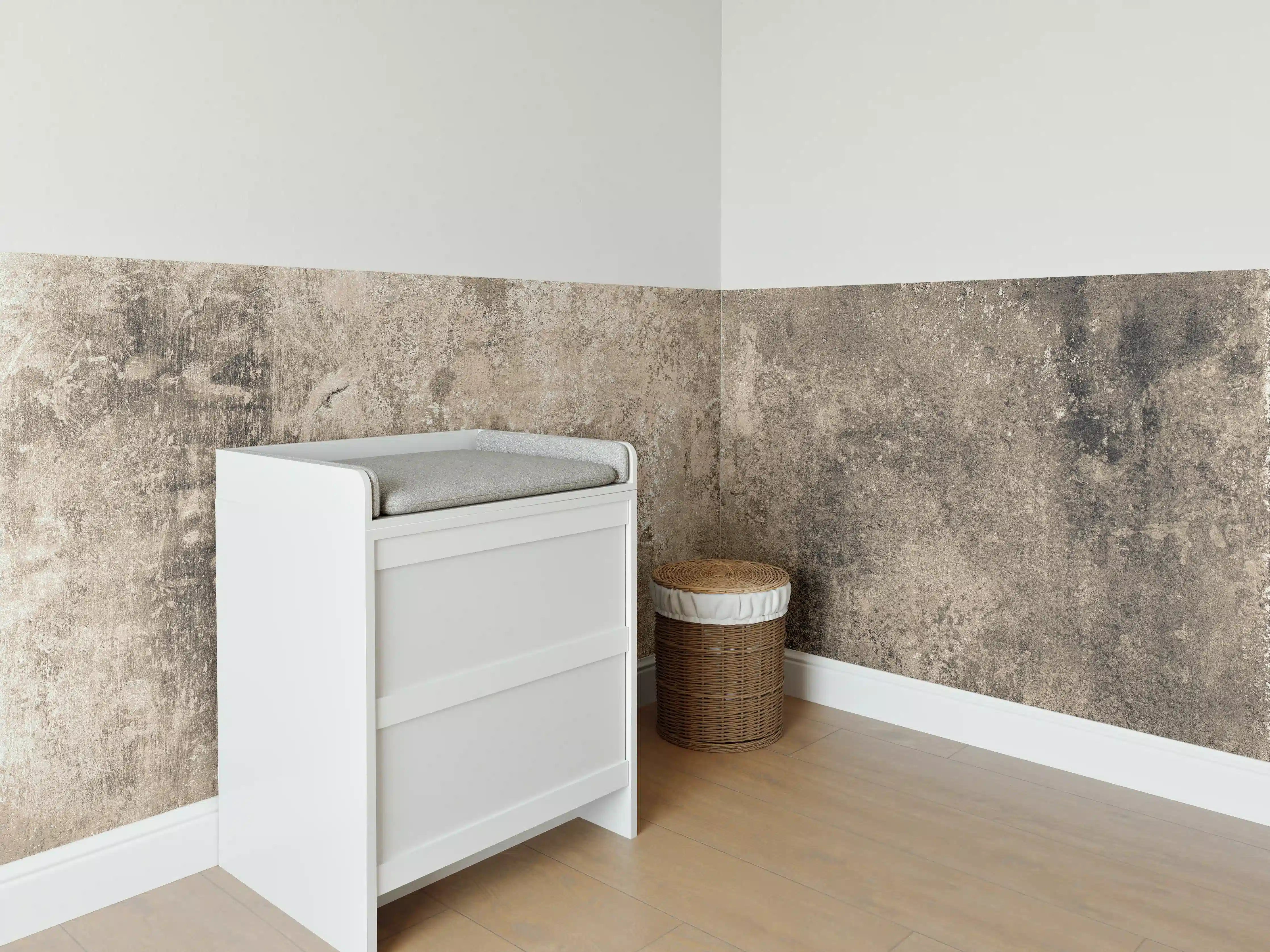 Babyzimmer Wandgestaltung - Rustikale Marmor Textur - Naturstein