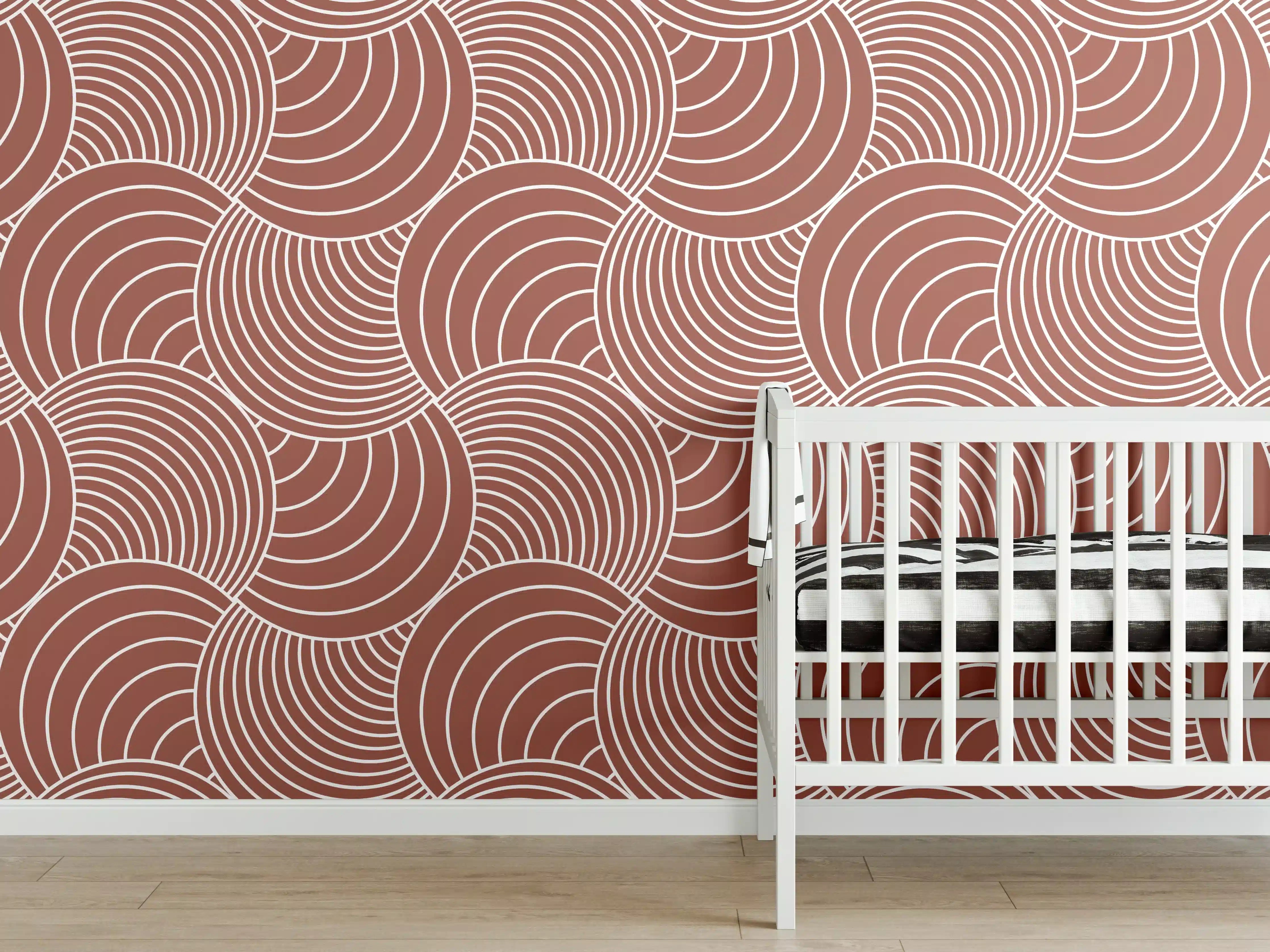 Babyzimmer Wandgestaltung - Rustikale Metall-Textur für deine Raumgestaltung