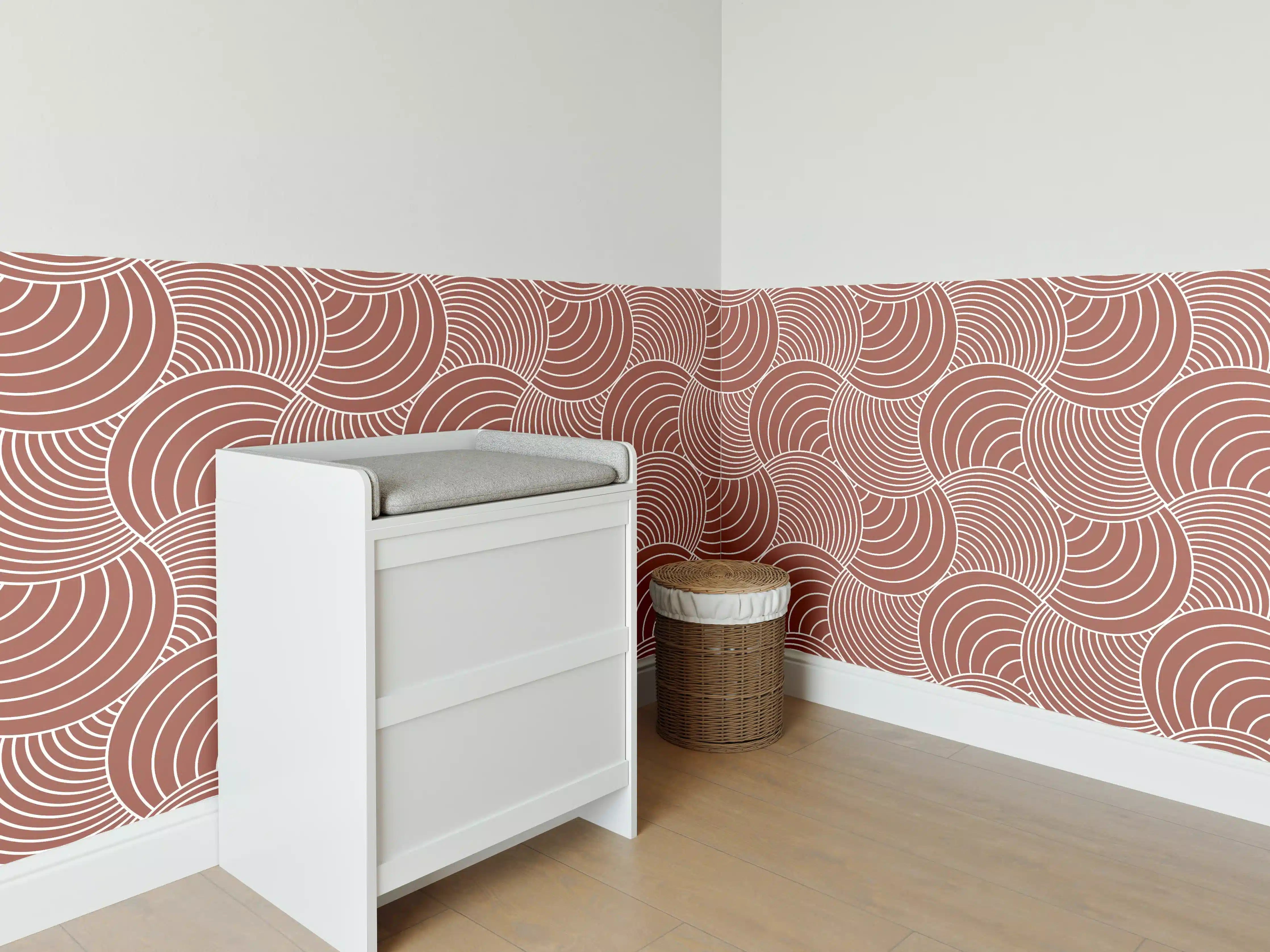 Babyzimmer Wandgestaltung - Rustikale Metall-Textur für deine Raumgestaltung