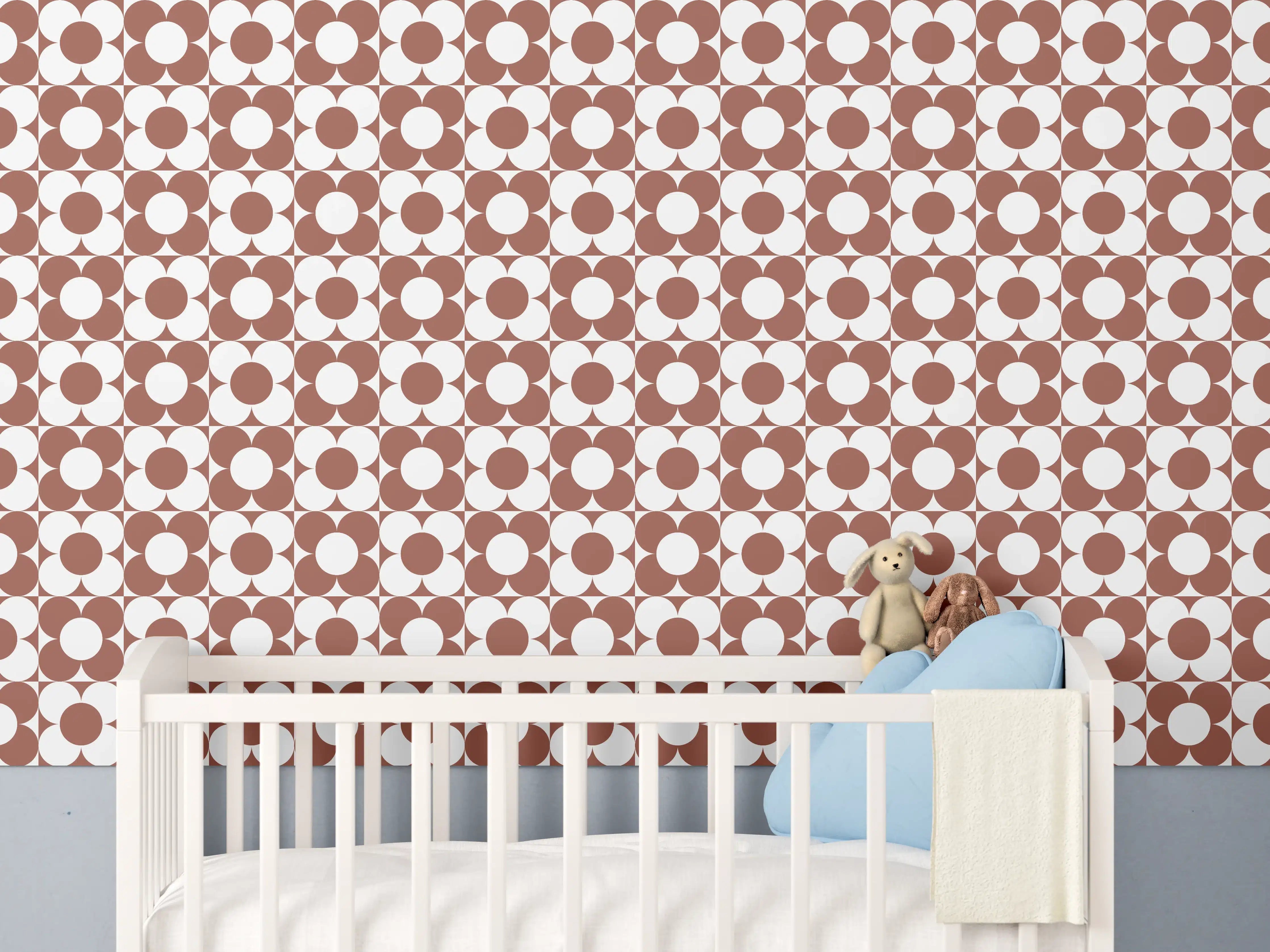 Babyzimmer Wandgestaltung - Rustikale Terrazzobeschichtung
