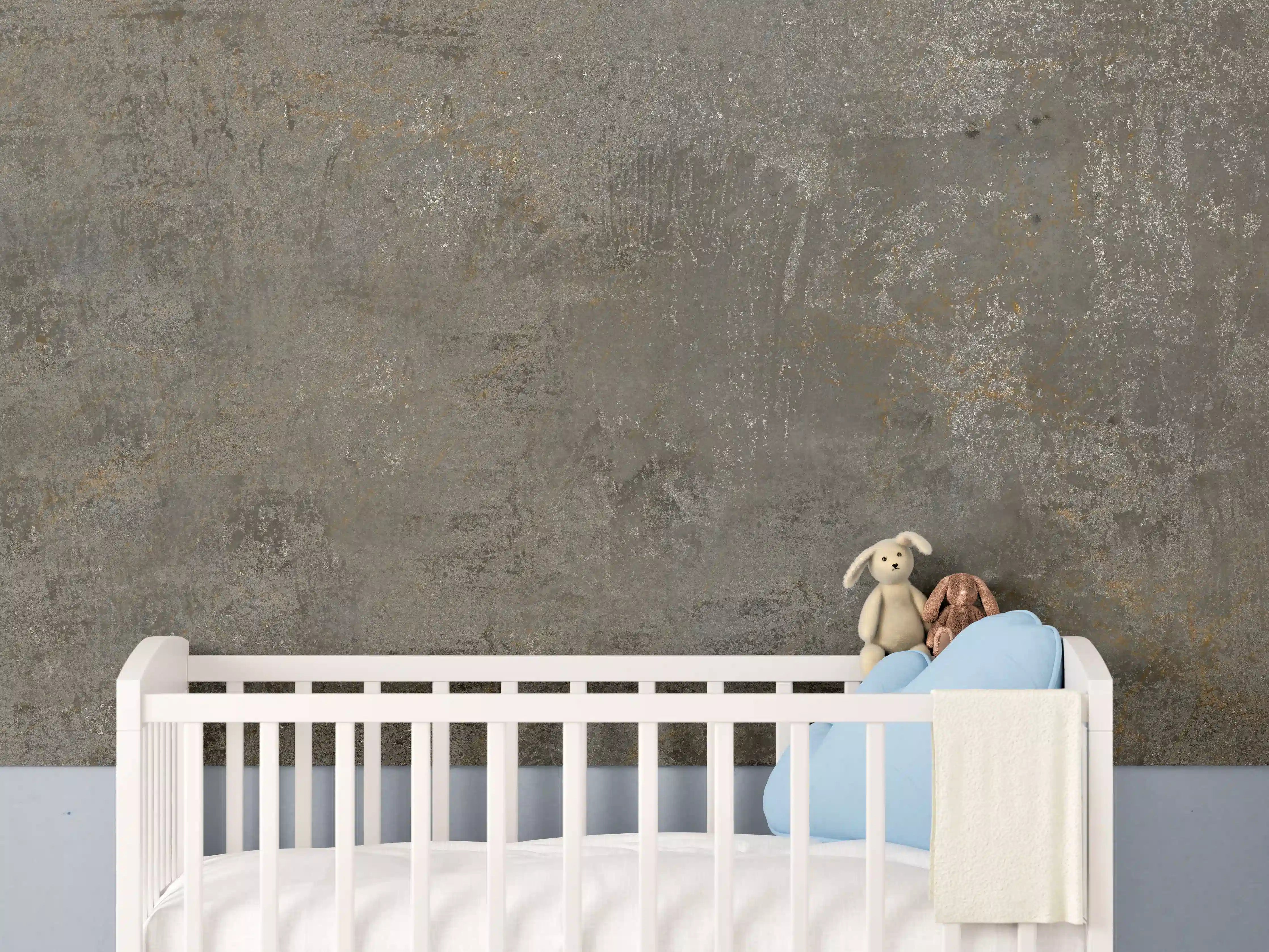 Babyzimmer Wandgestaltung - Rustikaler Granit