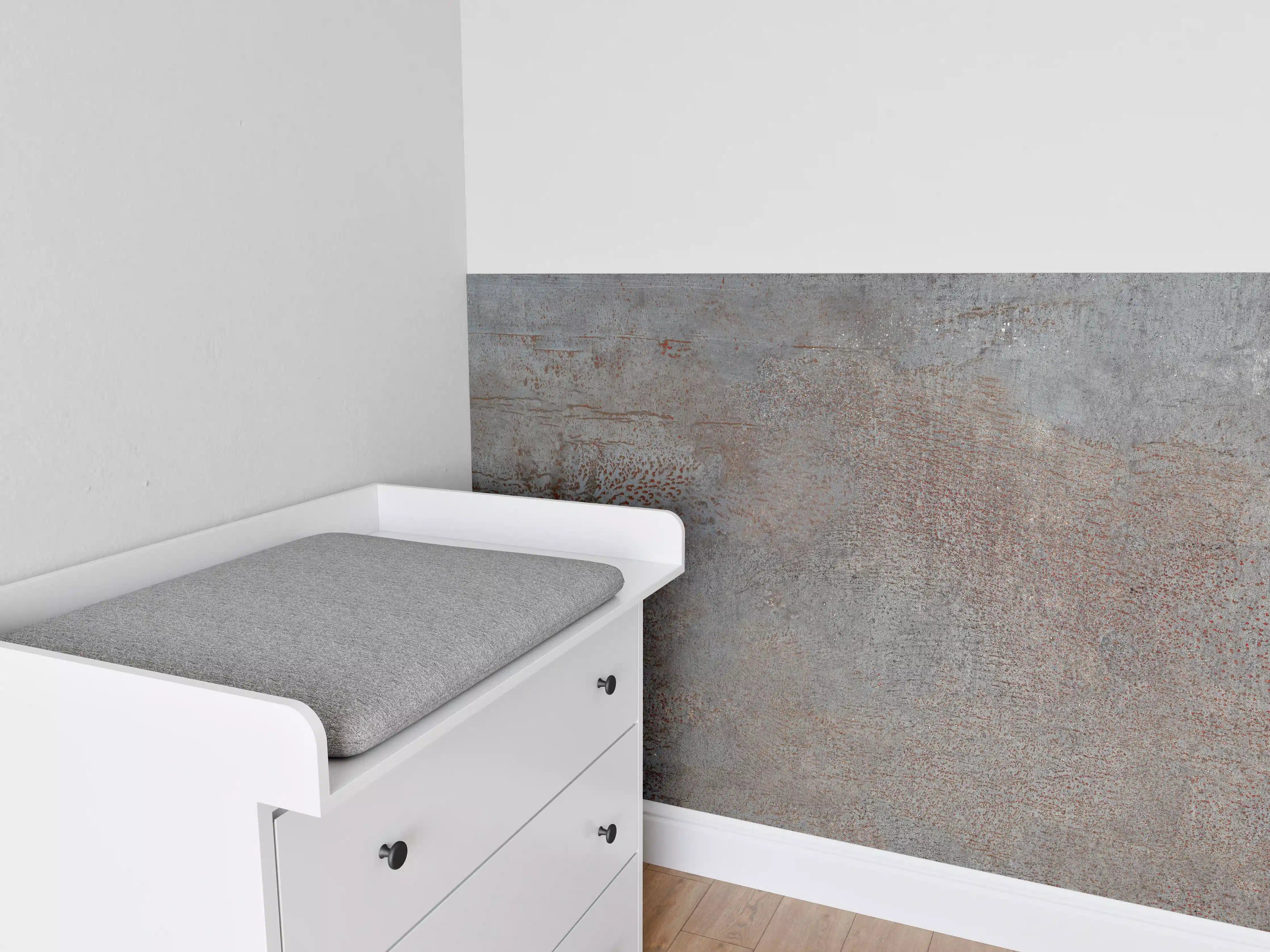 Babyzimmer Wandgestaltung - Rustikaler Marmor