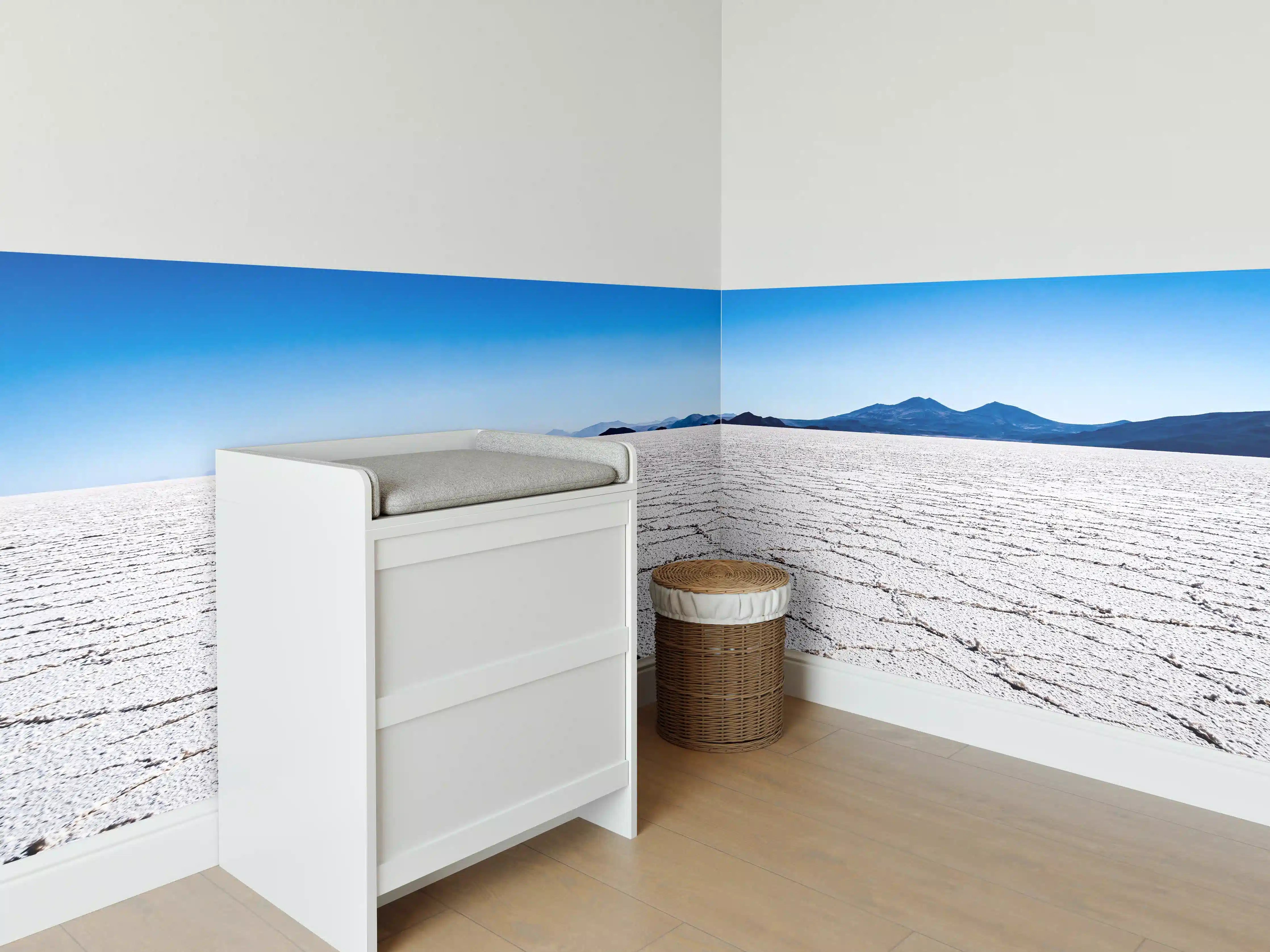 Babyzimmer Wandgestaltung - Salar Uyuni Salz Wüste