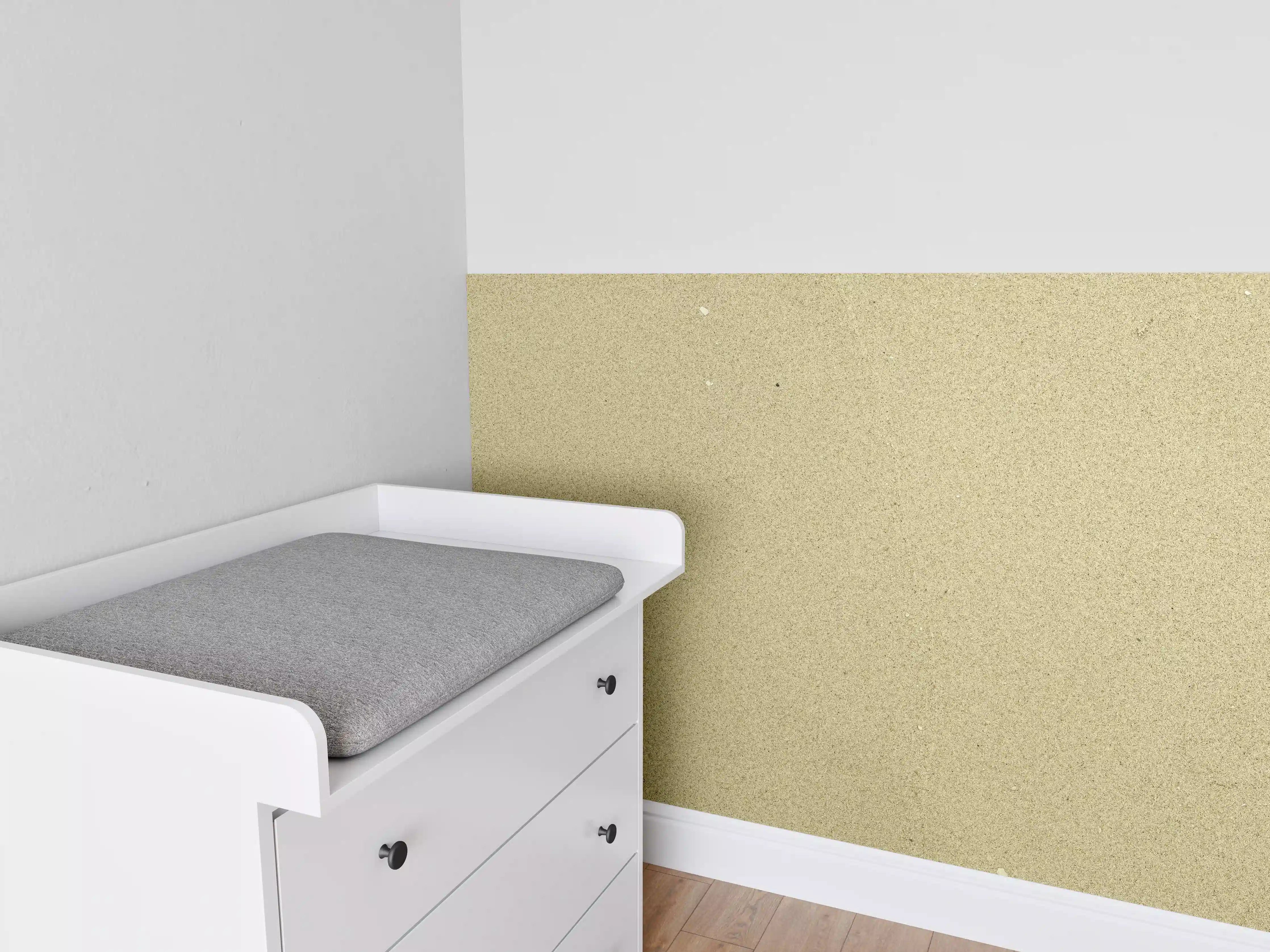Babyzimmer Wandgestaltung - Sandstrand Textur