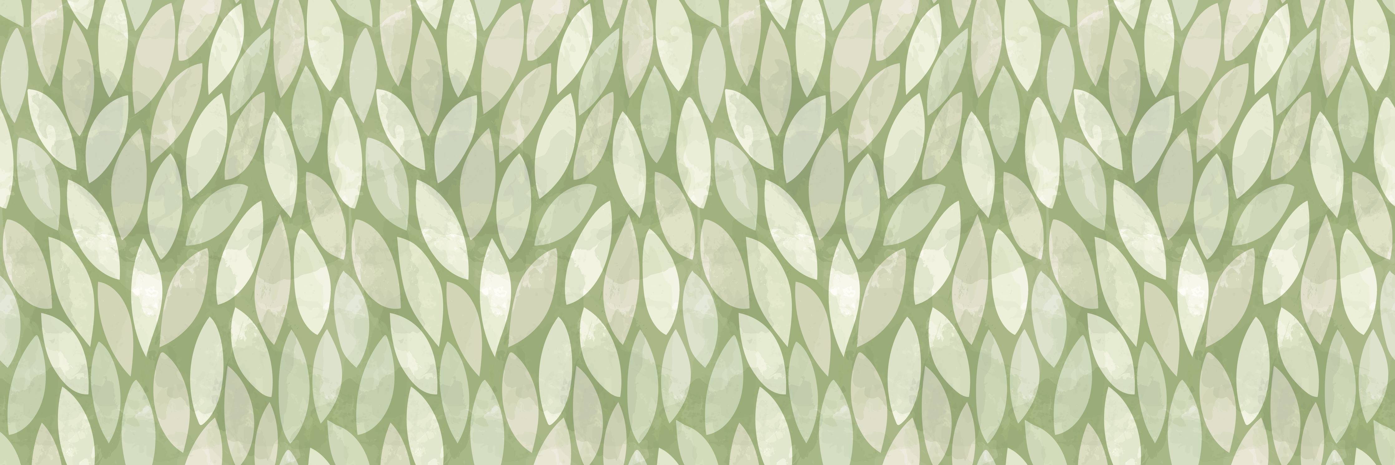 Babyzimmer Wandgestaltung-Sanfte grüne Blättermuster