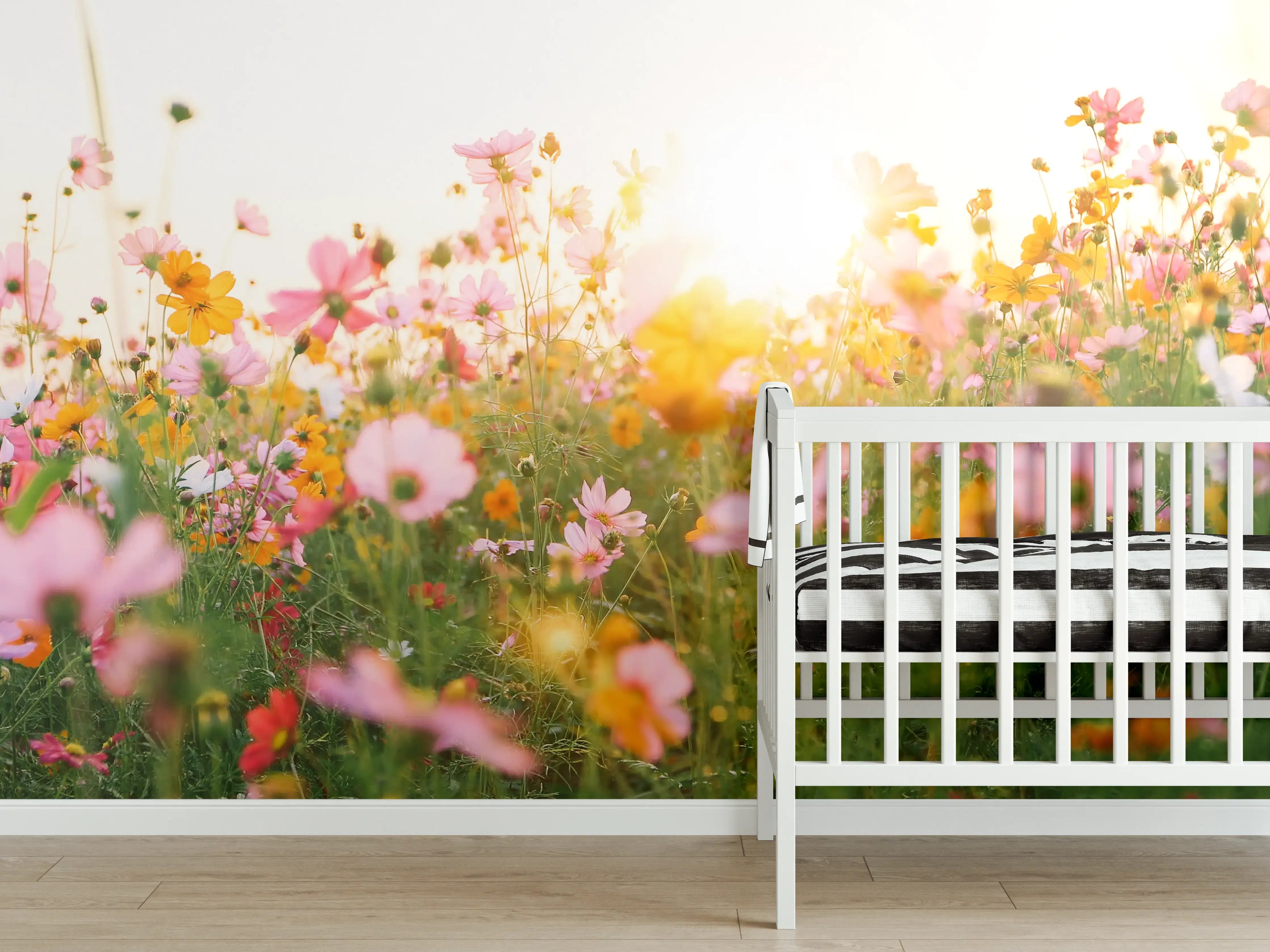 Babyzimmer Wandgestaltung - Sanftes Grau bei Morgendämmerung