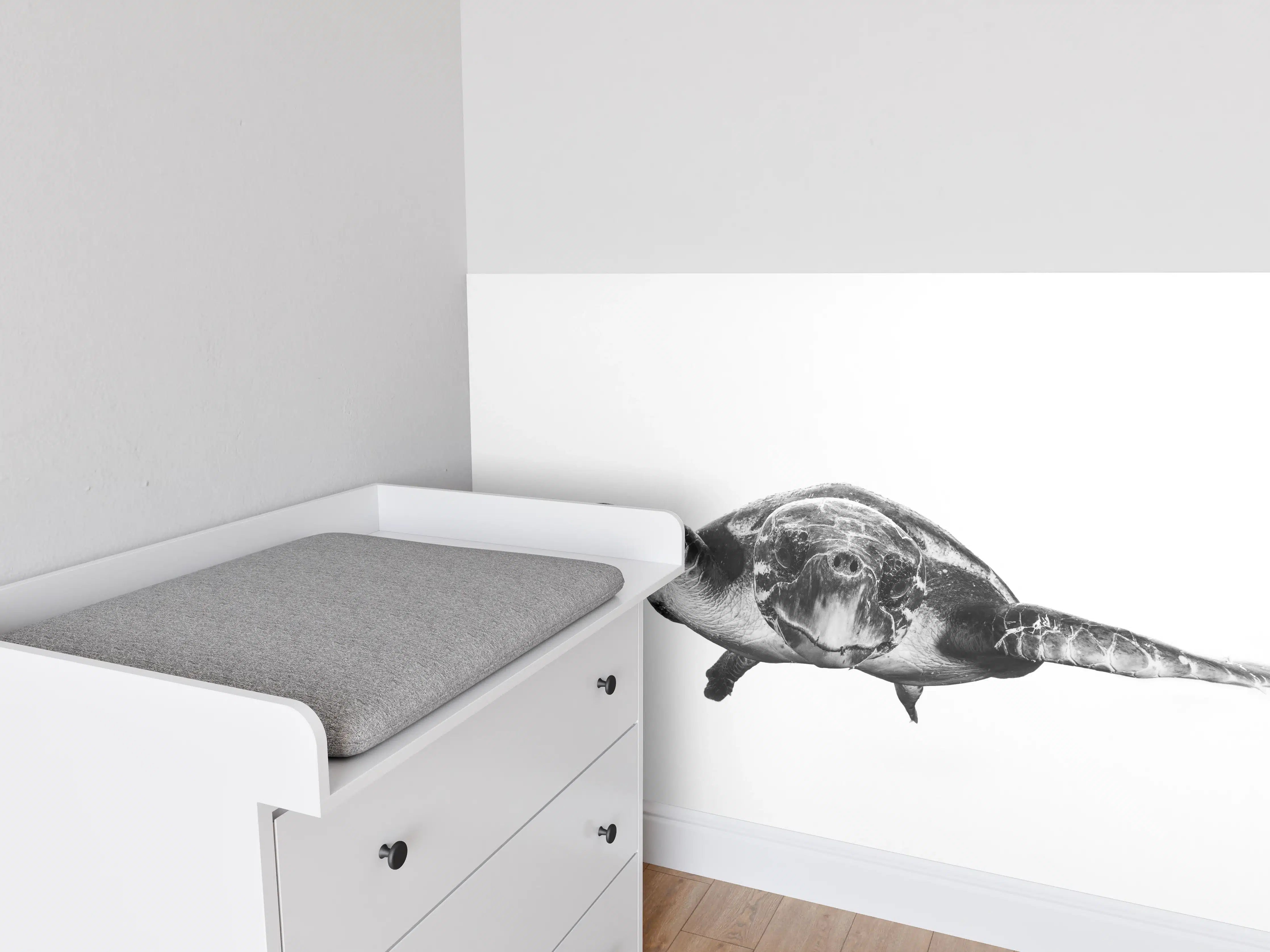 Babyzimmer Wandgestaltung - Schildkröte