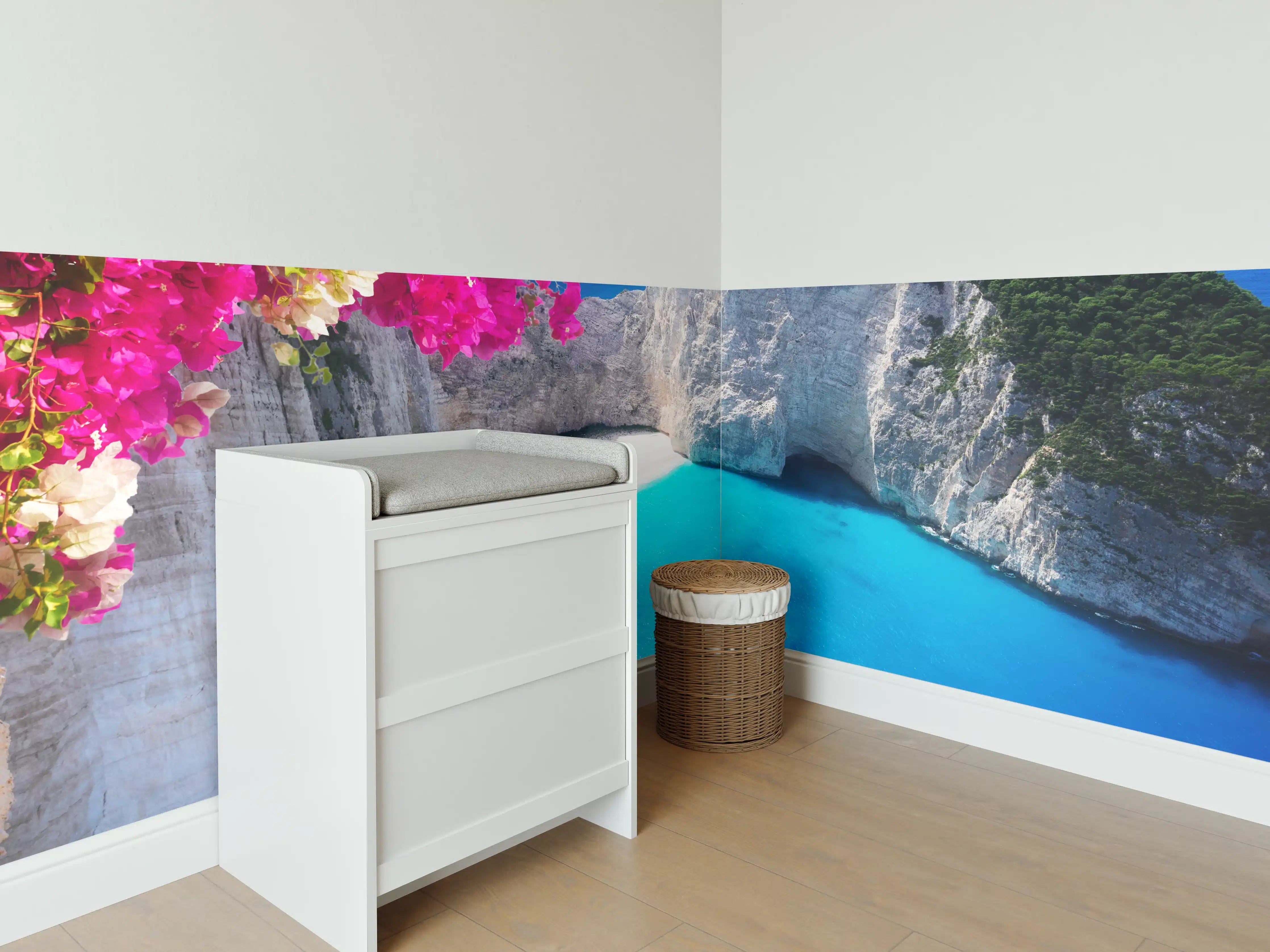 Babyzimmer Wandgestaltung - Schöne Landschaft der Insel Zakinthos
