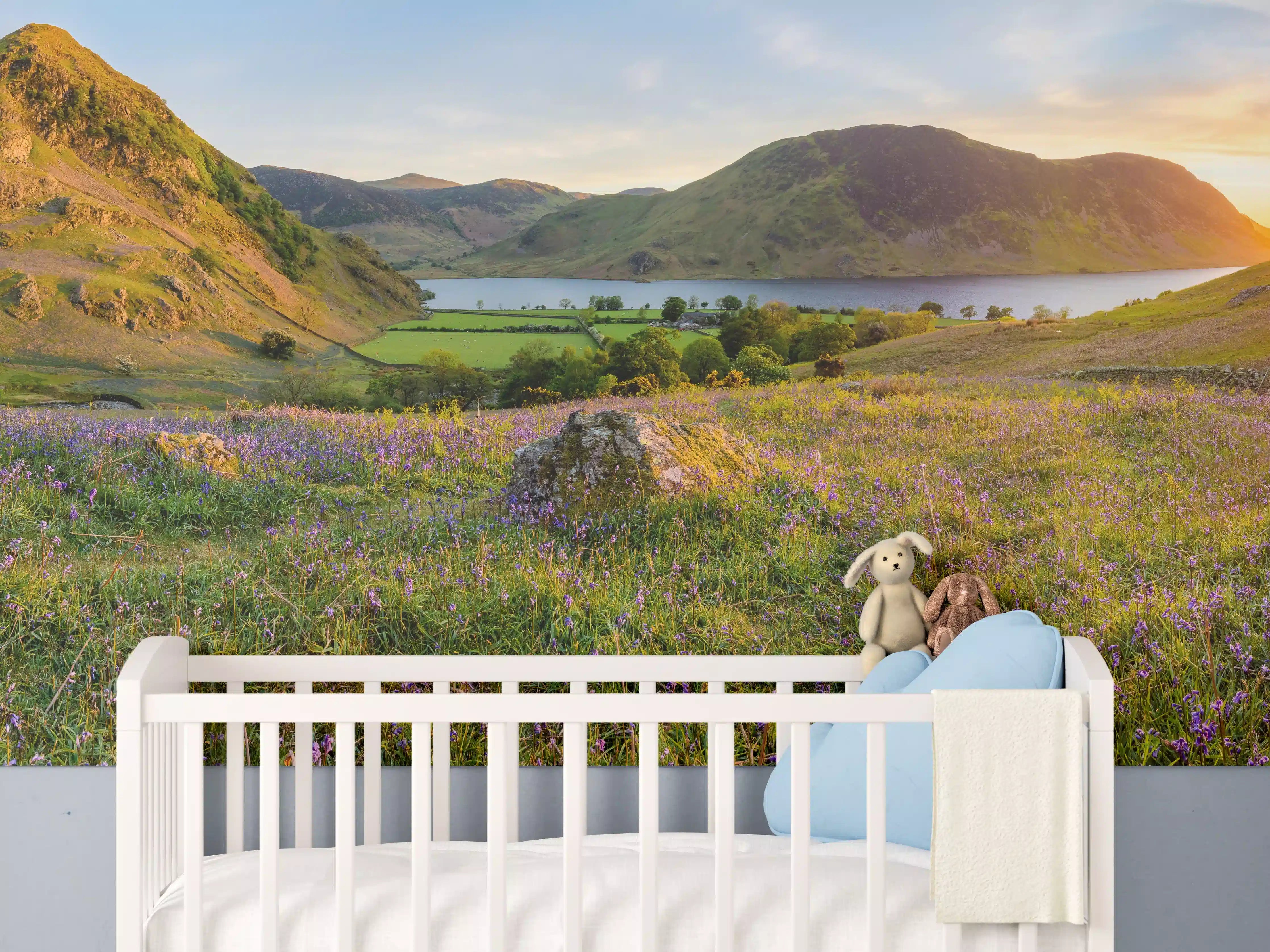 Babyzimmer Wandgestaltung - Schöner Sonnenuntergang bei Rannerdale Knots