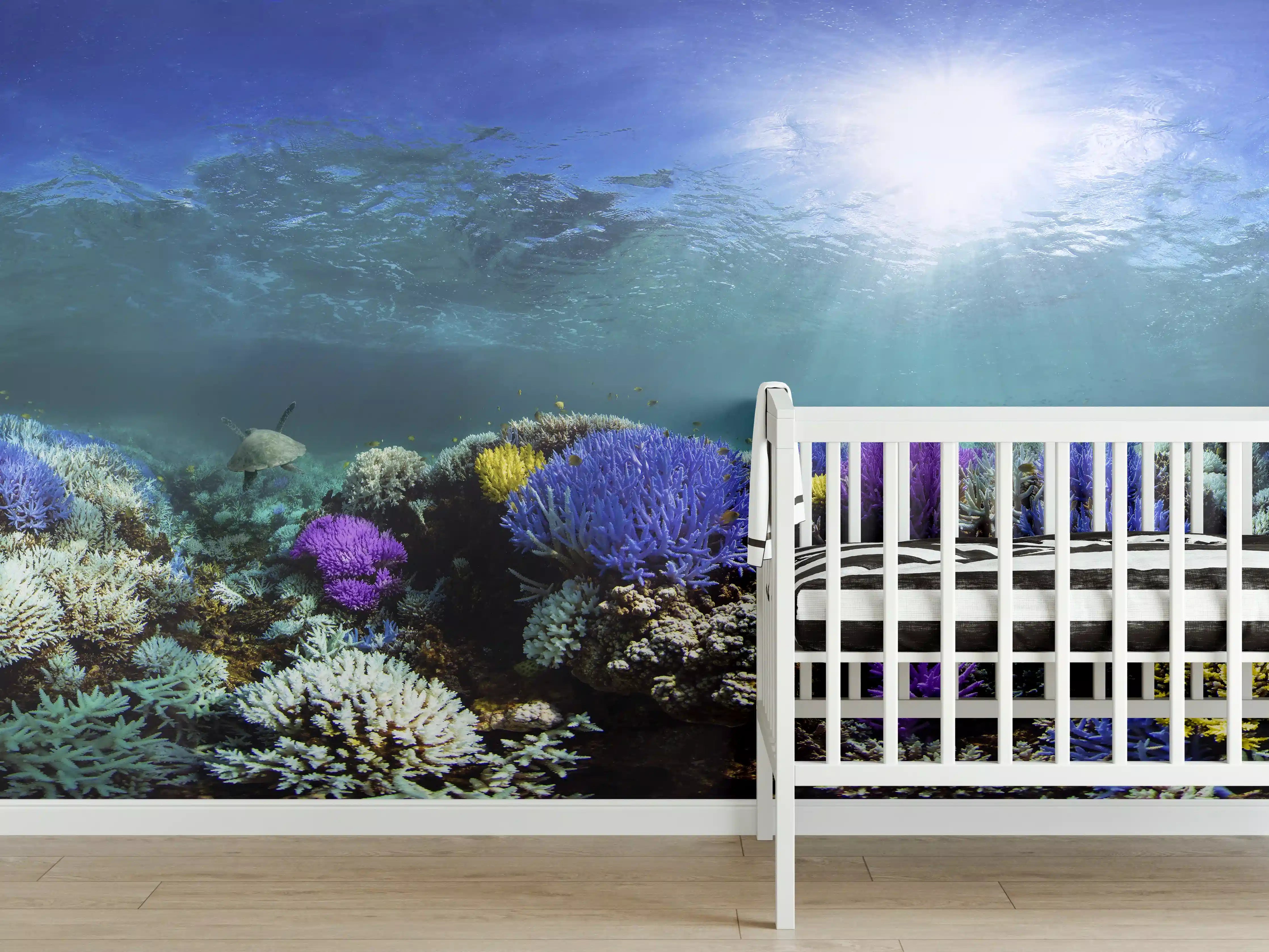 Babyzimmer Wandgestaltung - Schönes Korallenriff