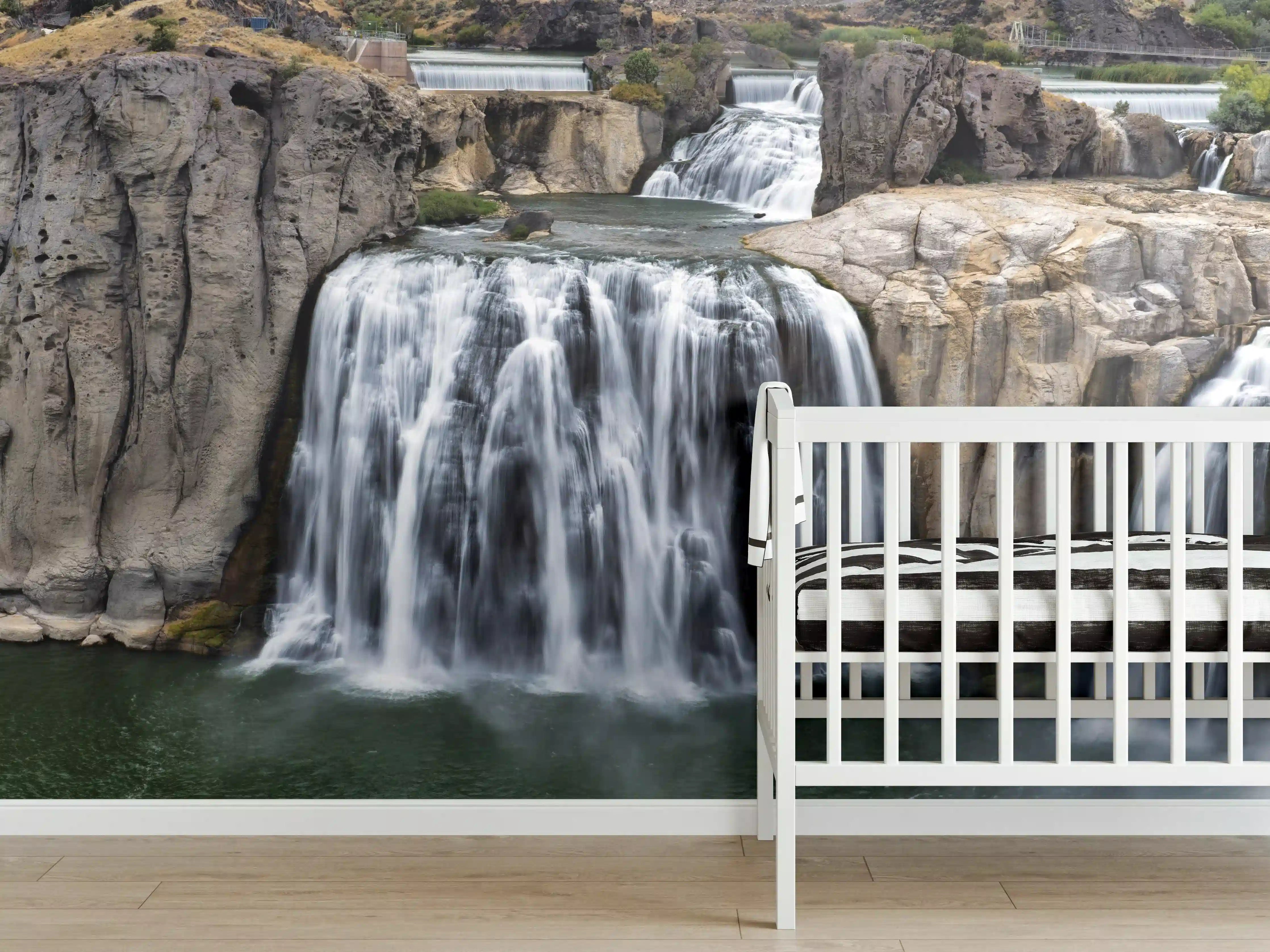 Babyzimmer Wandgestaltung - Shoshone Wasserfall