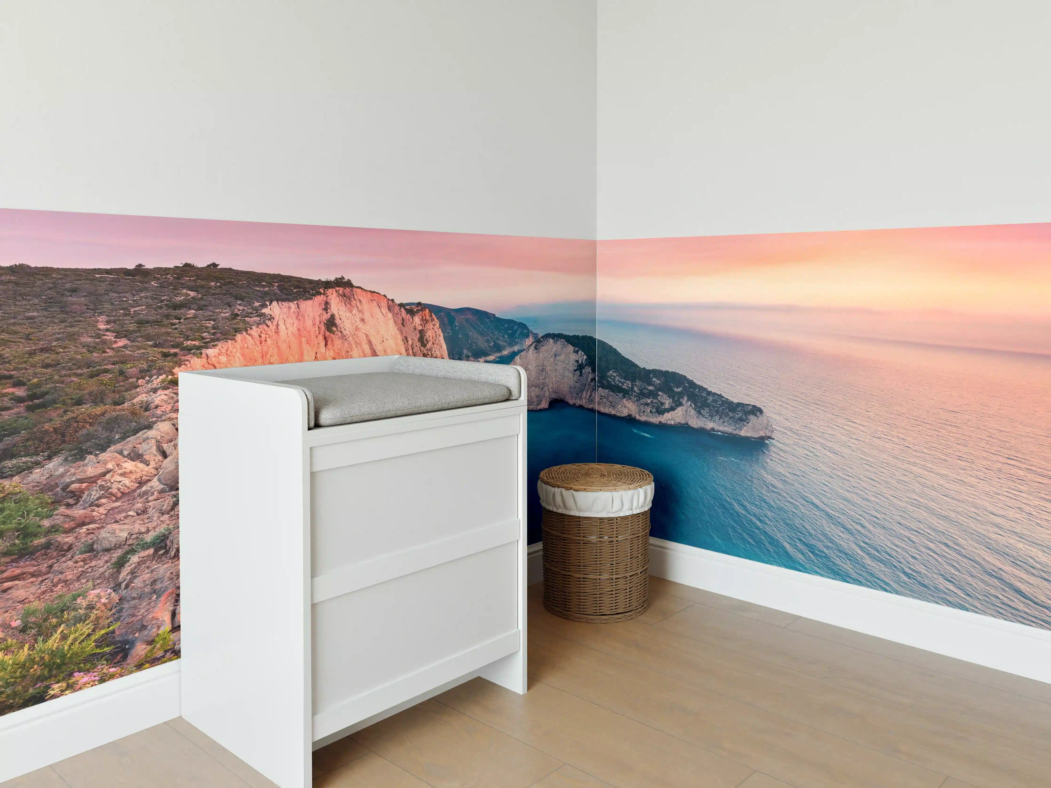 Babyzimmer Wandgestaltung - Sonnenuntergang am Shipwreck Beach