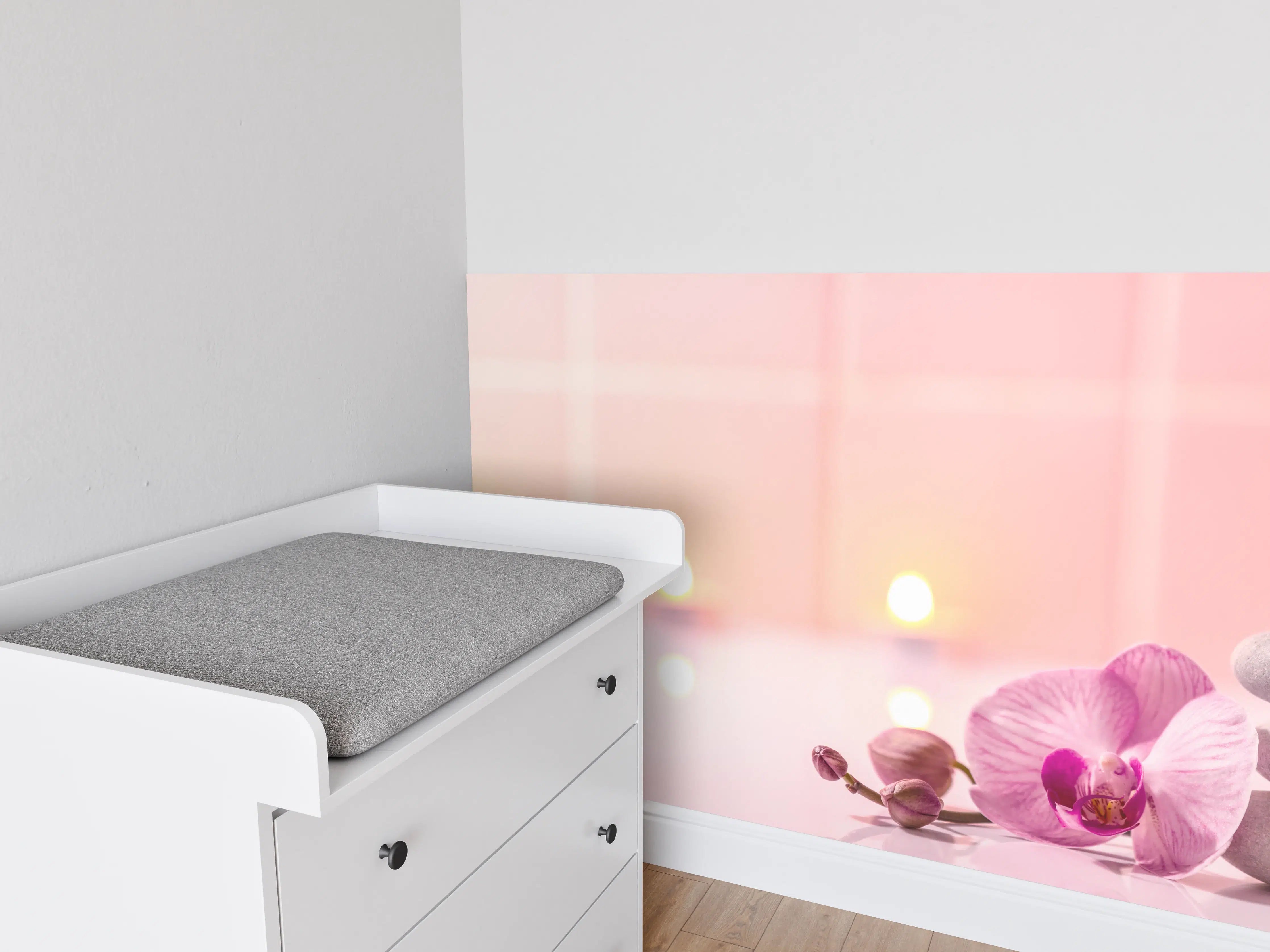 Babyzimmer Wandgestaltung - Spa-Stillleben