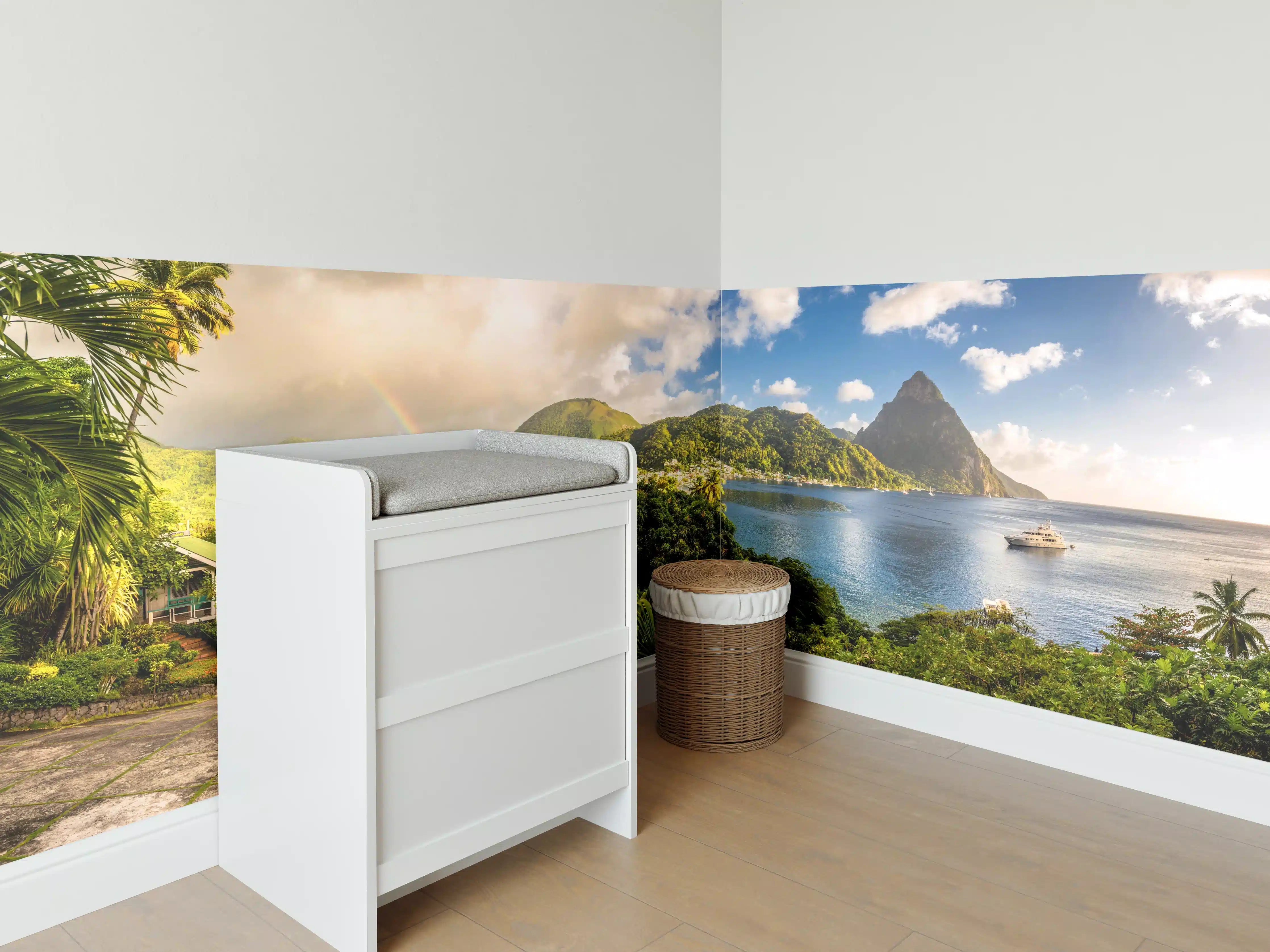 Babyzimmer Wandgestaltung - St. Lucia - Karibisches Meer