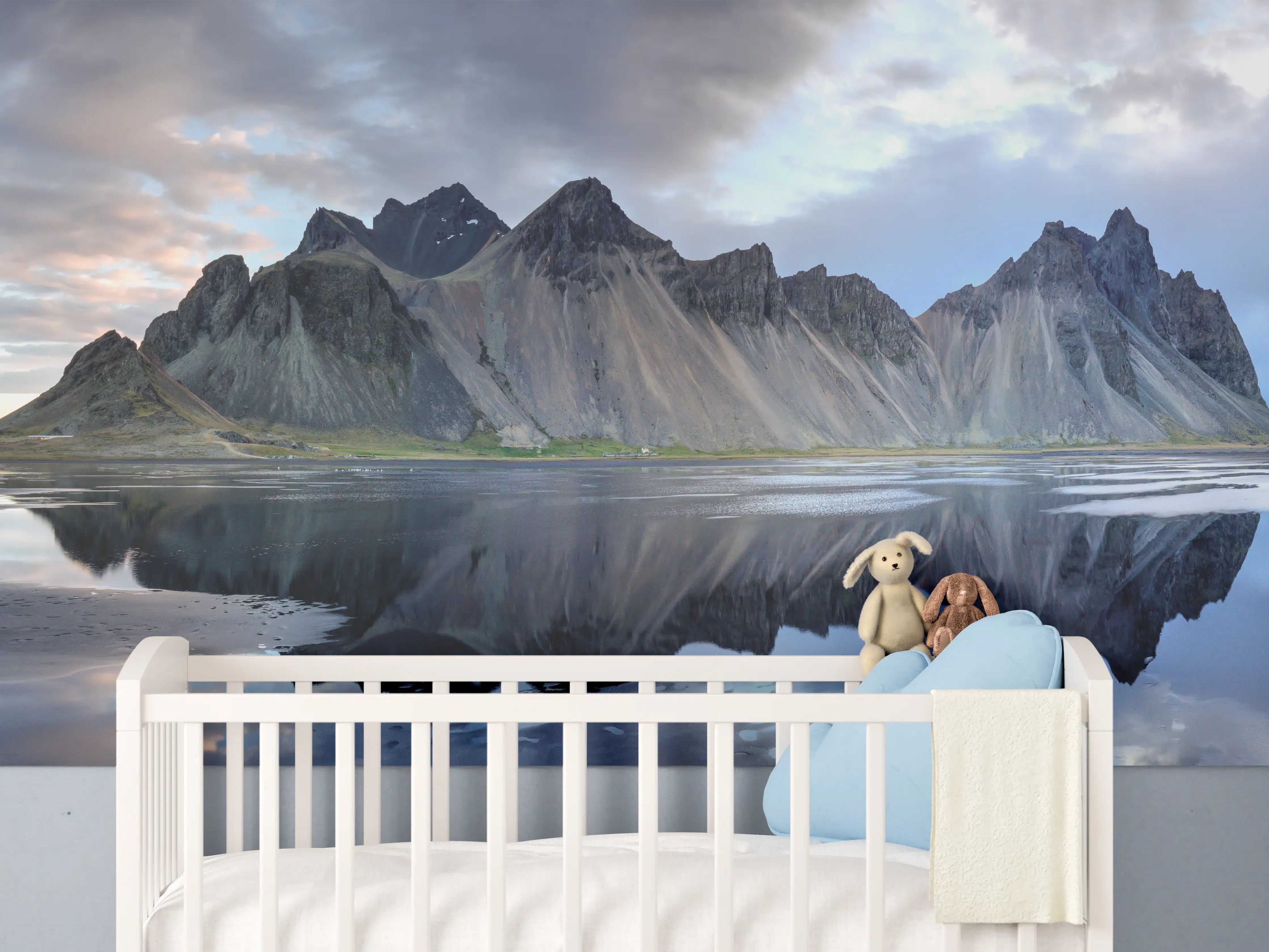 Babyzimmer Wandgestaltung - Stokksnes an der isländischen Küste