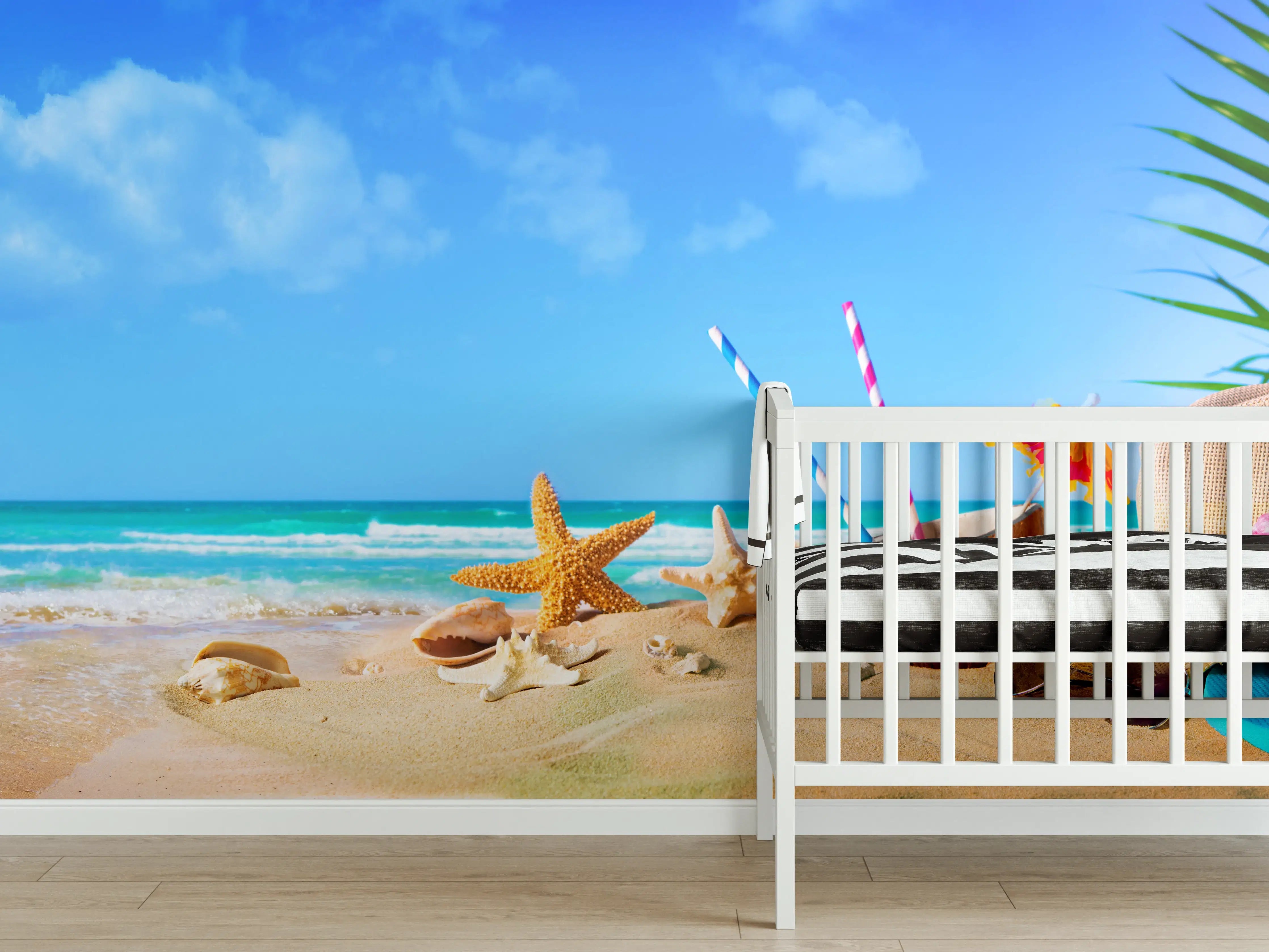 Babyzimmer Wandgestaltung - Strandaccesoires