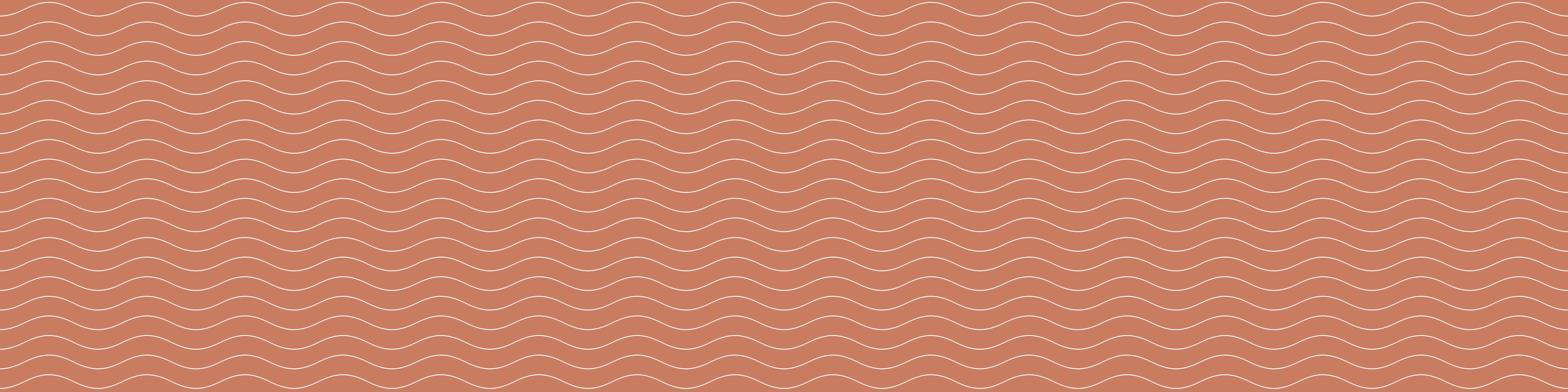 Babyzimmer Wandgestaltung-Terracotta-Wand mit Wellenmuster