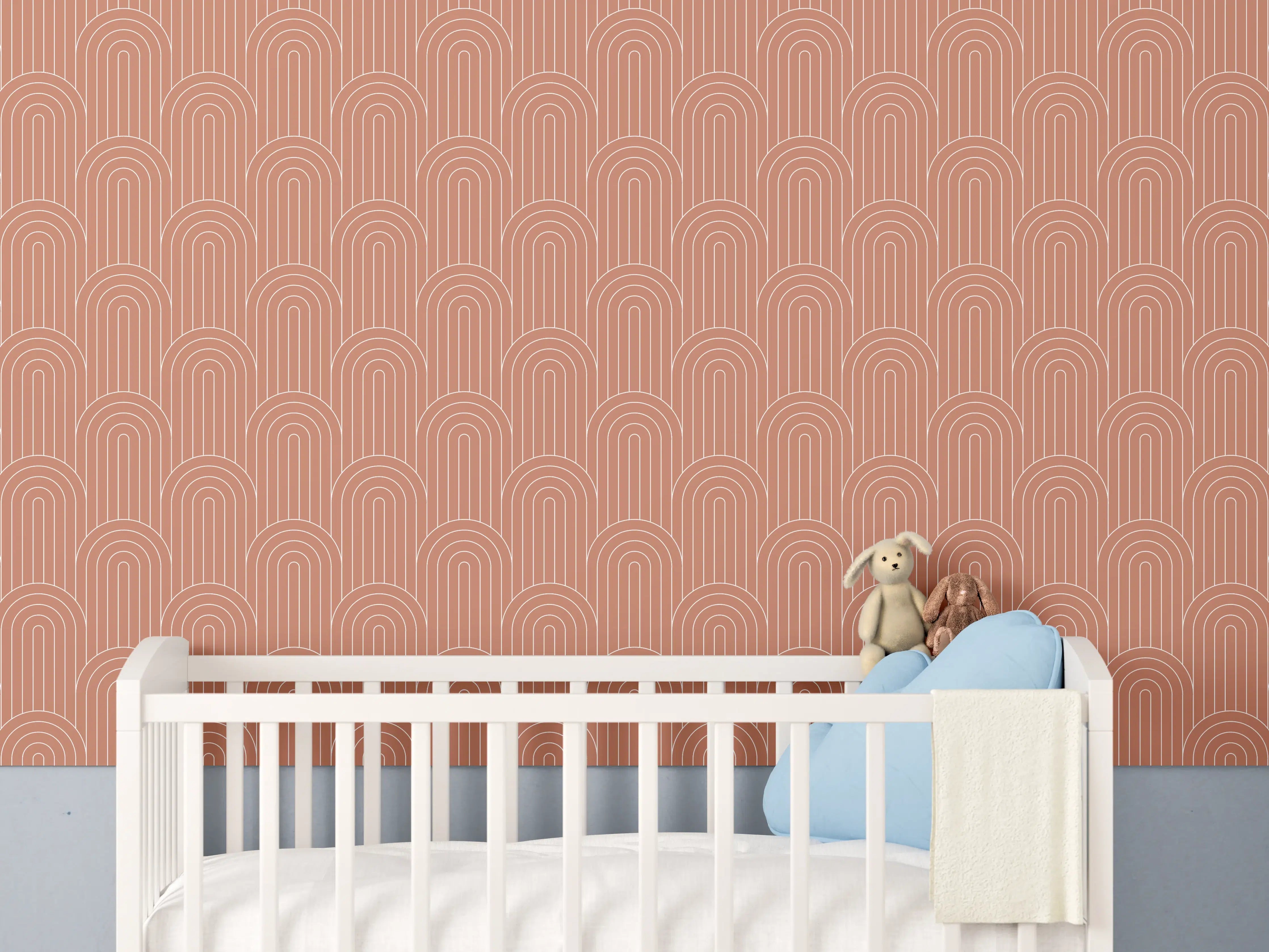 Babyzimmer Wandgestaltung - Terrakotta-Architekturgestaltung