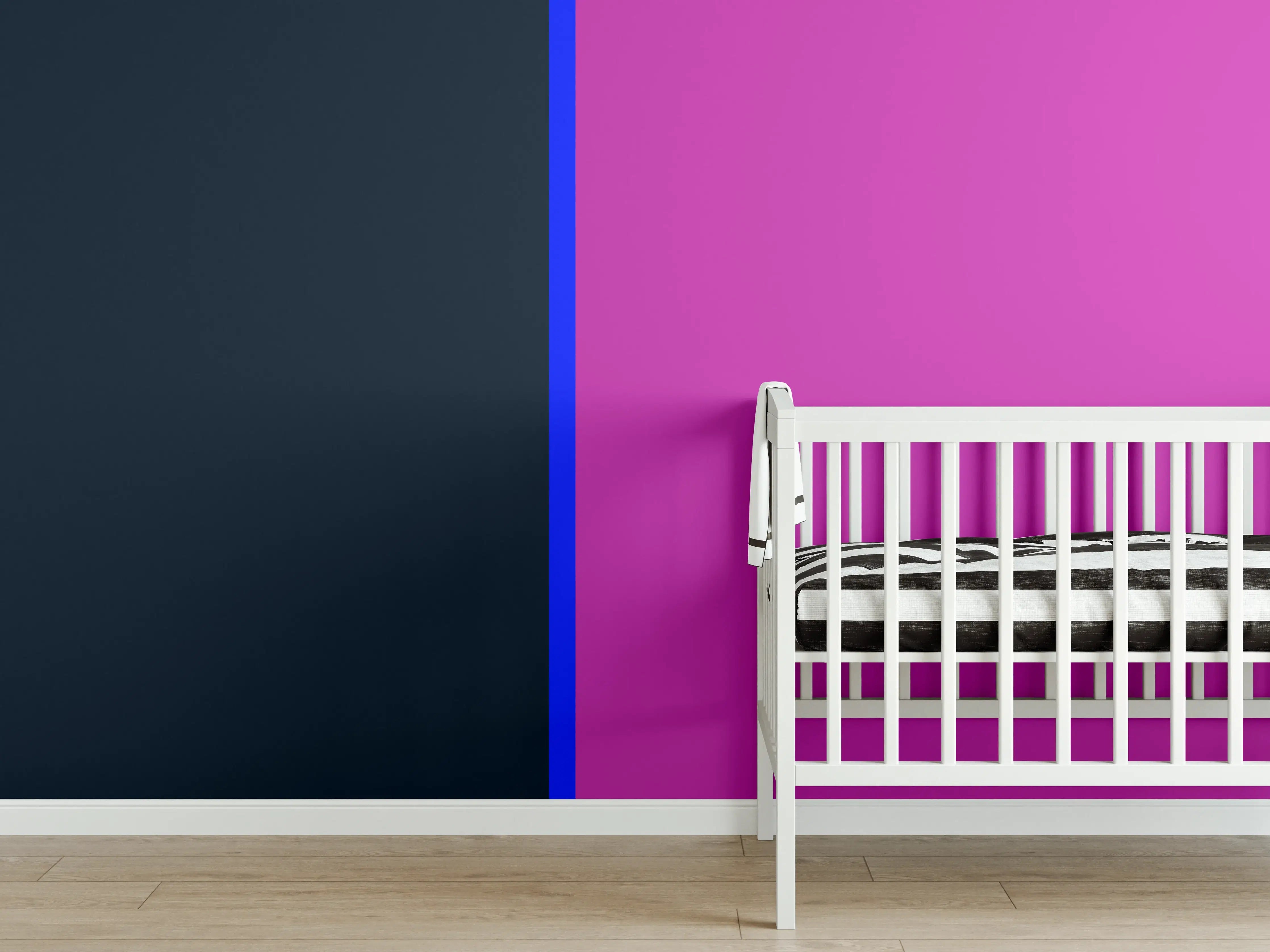 Babyzimmer Wandgestaltung - The Neons - Easy Vertikal - Luna